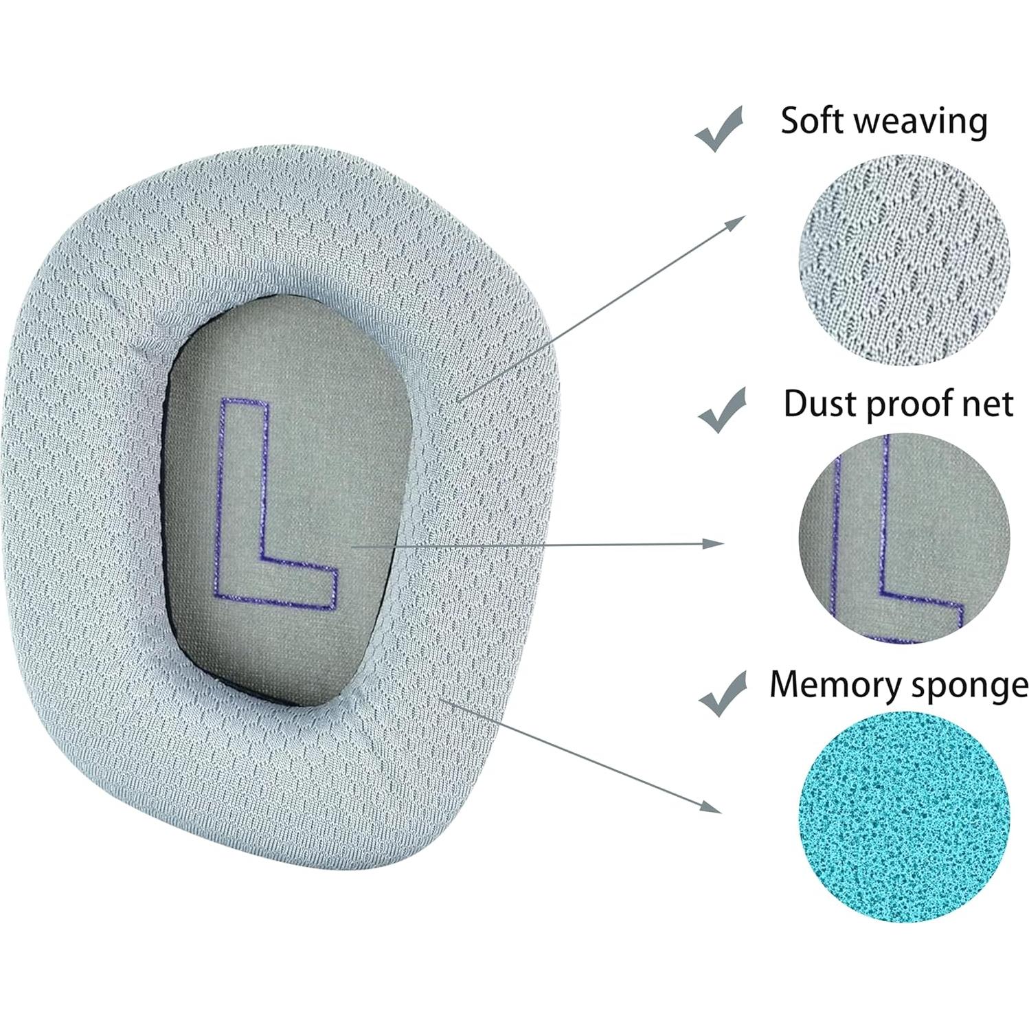 Almohadillas de Repuesto Akkiv para Auriculares Logitech G733