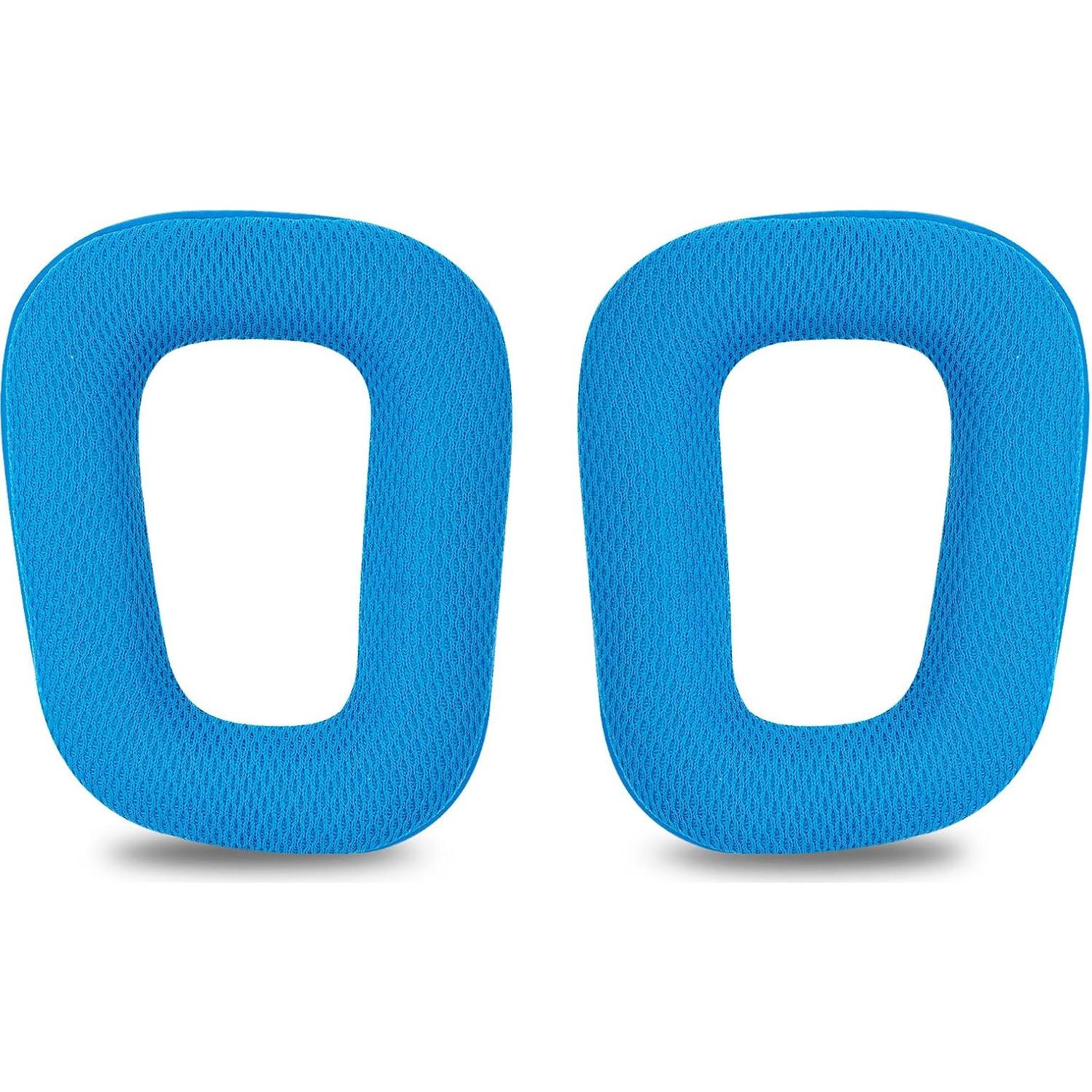 Almohadillas de Reemplazo Logitech G430 G930 G35 G432 - Tela de Malla Azul