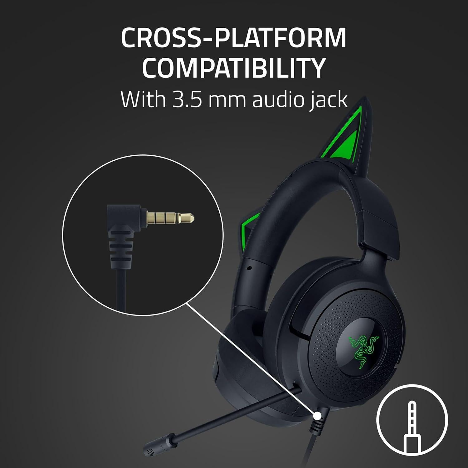 Auriculares Razer Kraken Kitty V3 X con Cable - Sonido 7.1
