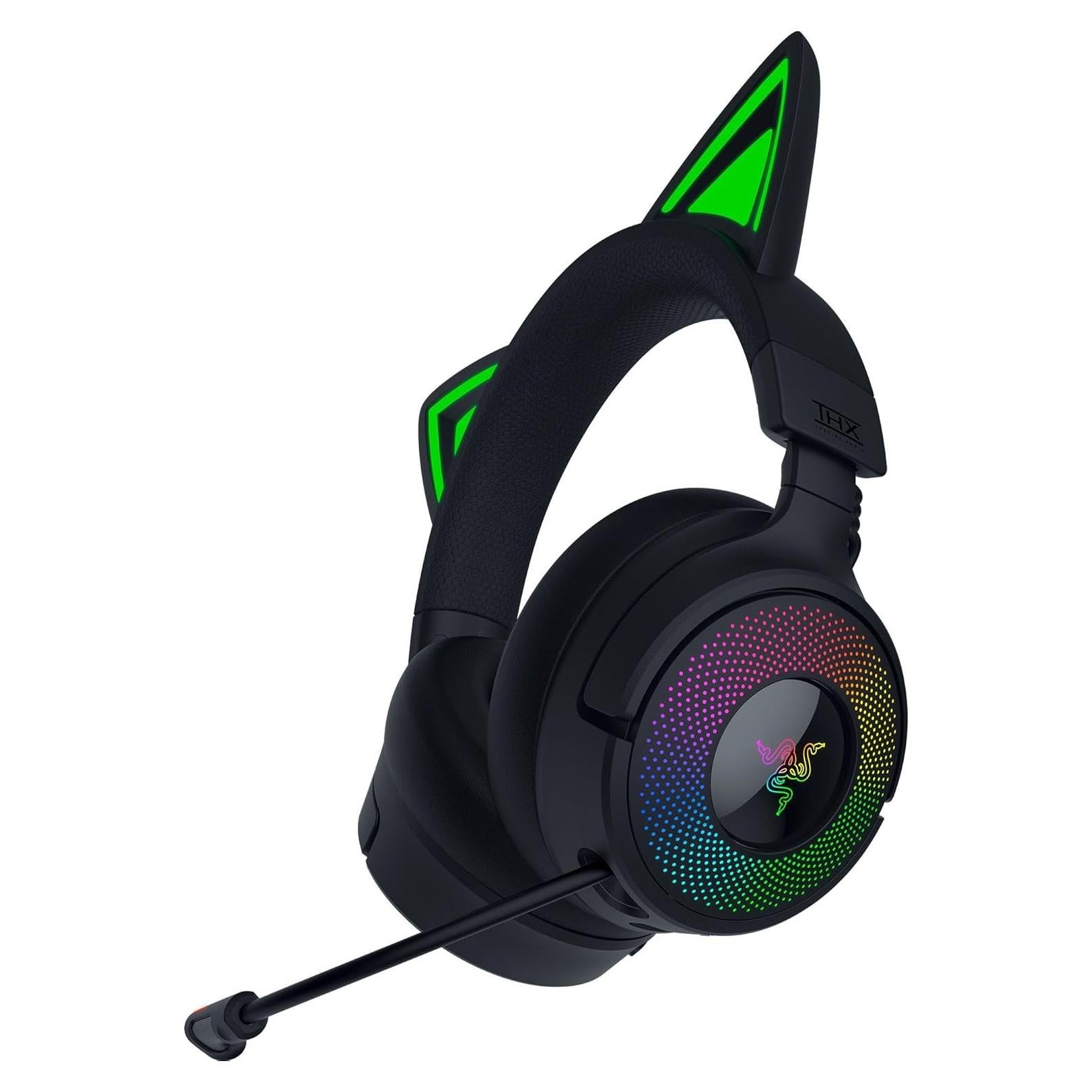 Auriculares Gaming Inalámbricos Razer Kraken Kitty V3 Pro RGB - 40mm, Bluetooth 5.3