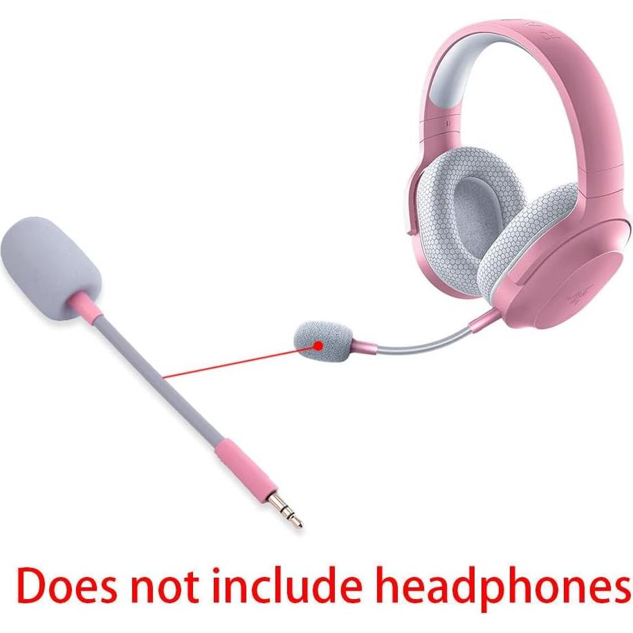 Micrófono Boom Desmontable Razer Barracuda X Rosa 3.5mm