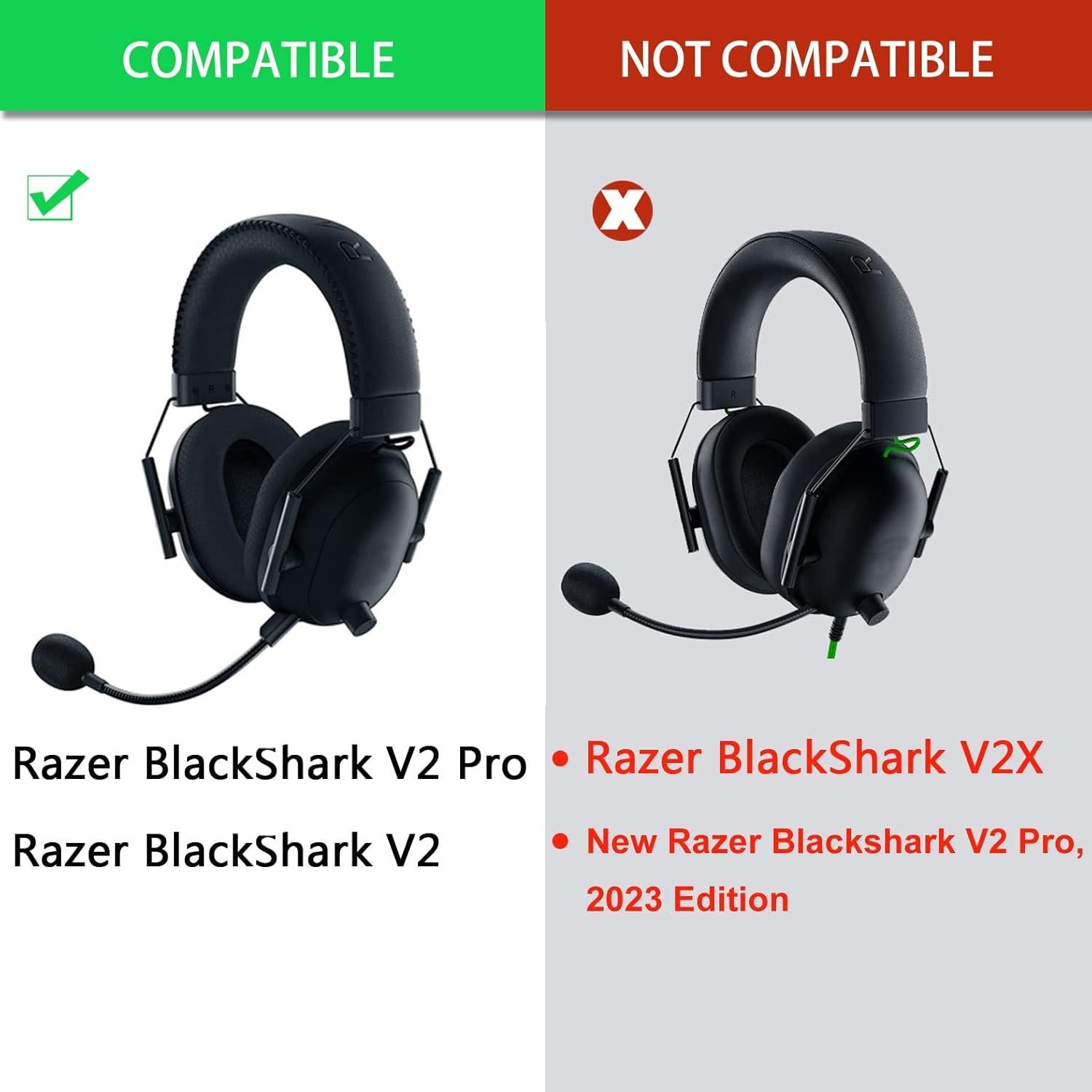 Almohadillas de Gel Enfriamiento defean para Razer BlackShark V2/V2 Pro