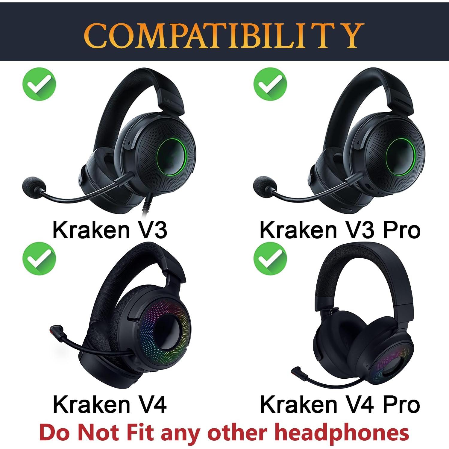 Almohadillas de Reemplazo SOULWIT para Razer Kraken V3/V4