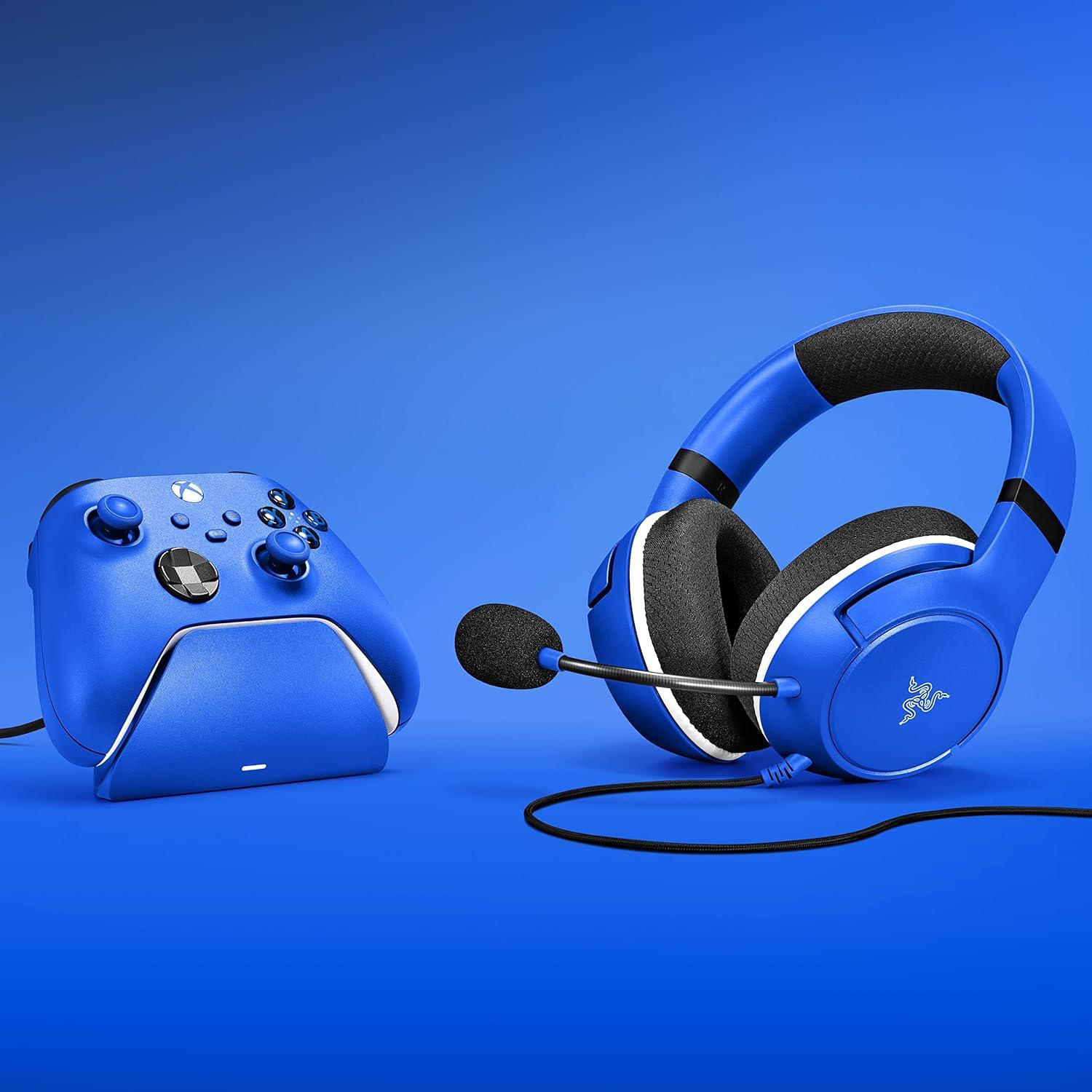 Paquete Dúo Esencial Razer: Auriculares Kaira X + Soporte Carga Xbox