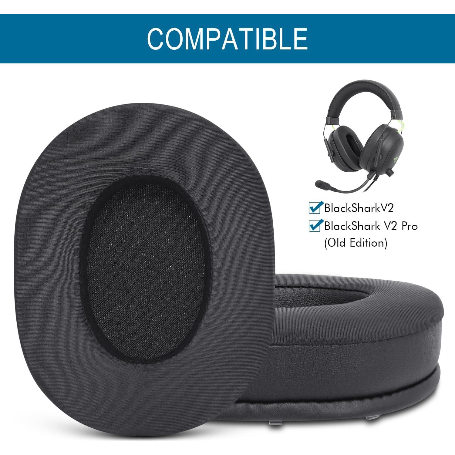 Almohadillas de Reemplazo GVOEARS para Razer BlackShark V2/V2 Pro