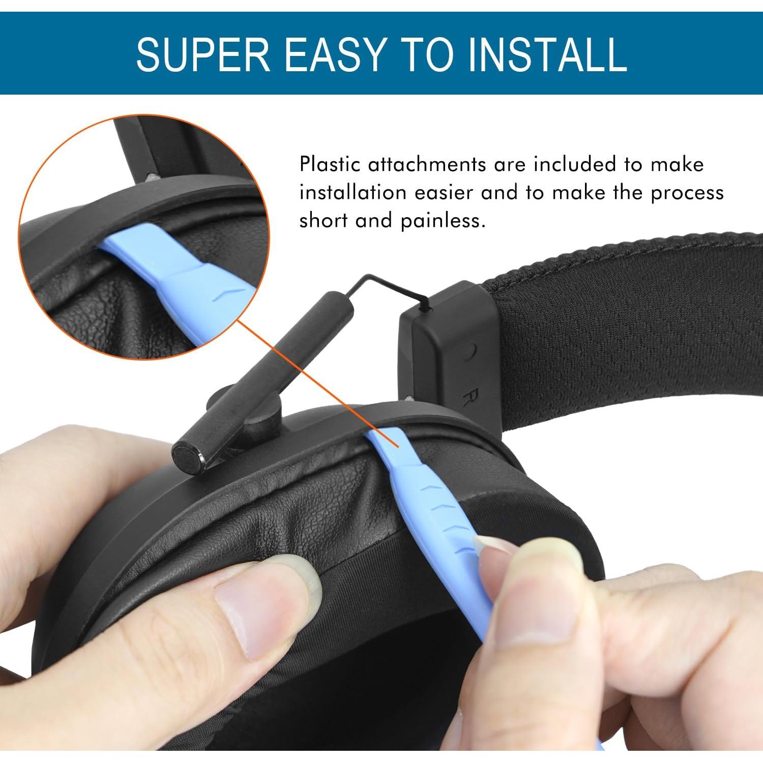 Almohadillas de Reemplazo GVOEARS para Razer BlackShark V2/V2 Pro