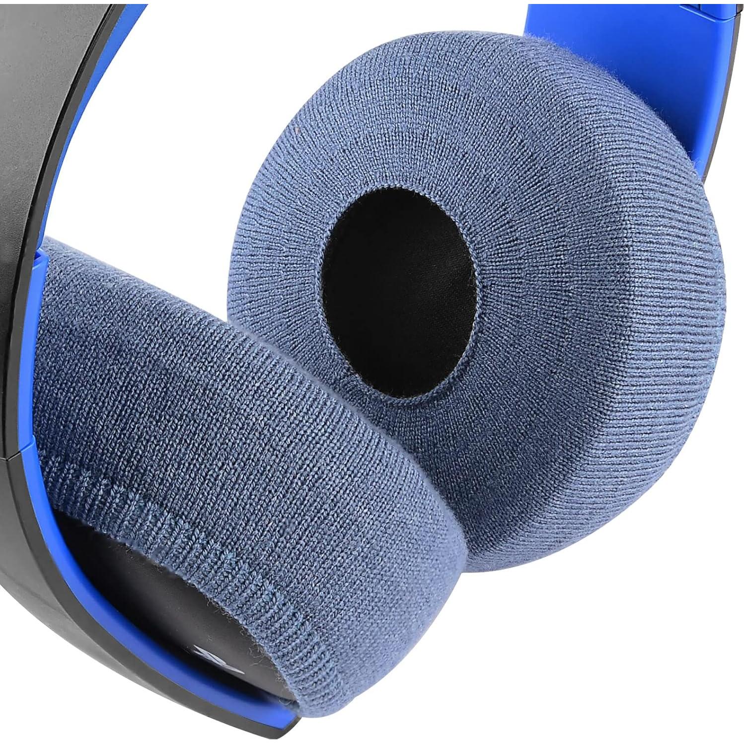Fundas de Tela Flexibles GEEKRIA para Auriculares - 2 Pares L/ Azul