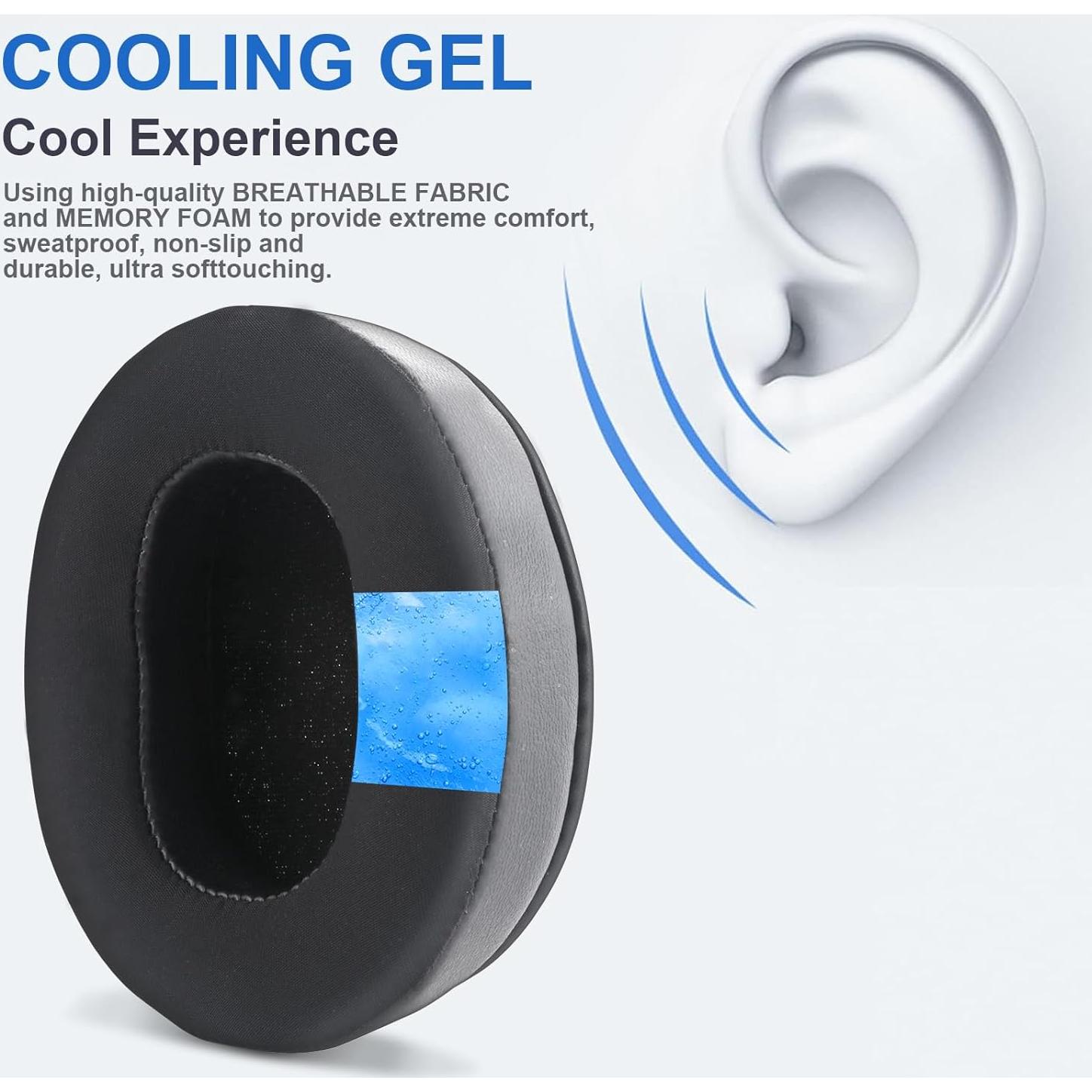 Almohadillas de Gel Refrigerante para Auriculares Razer Kraken V3 Pro