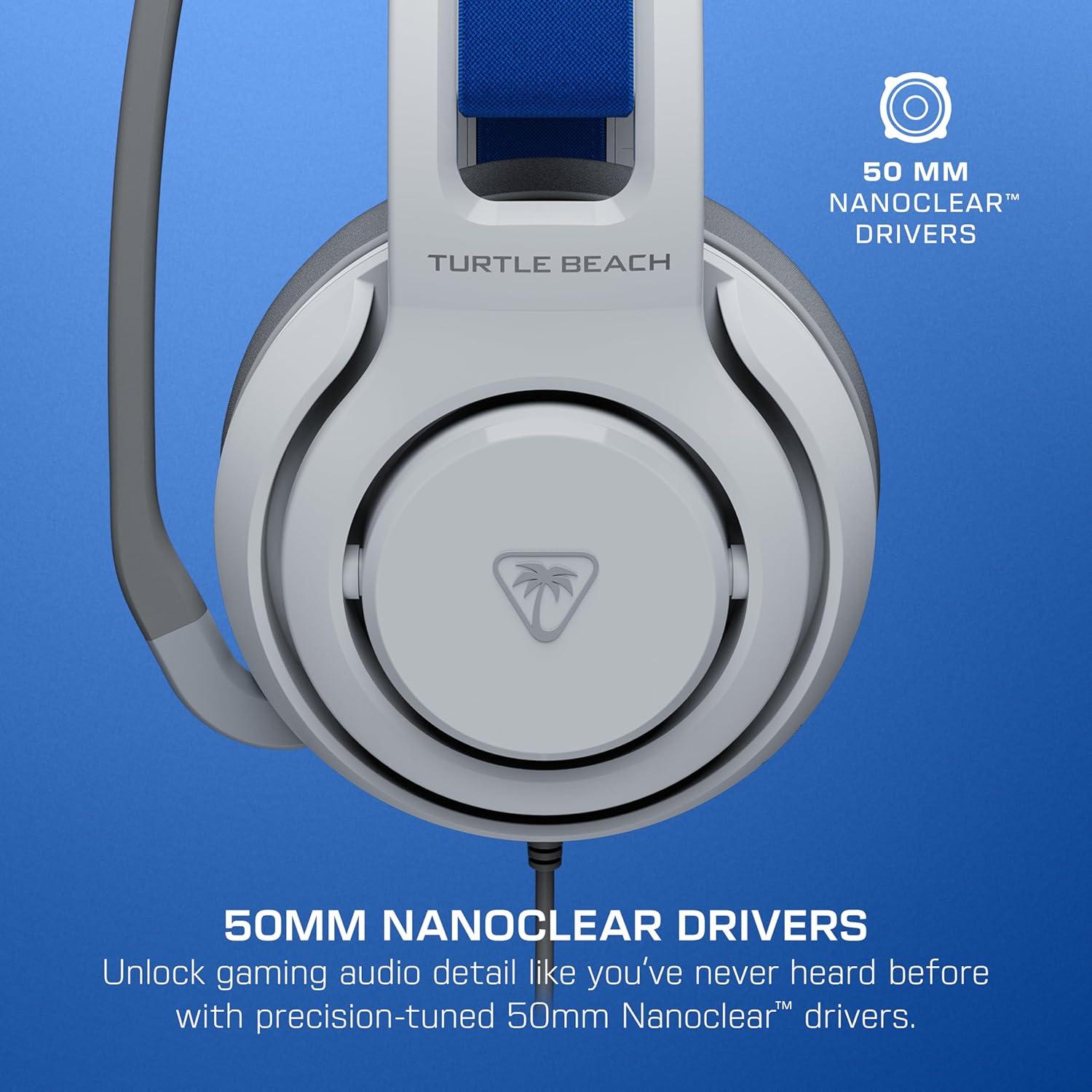 Auricular para Juegos Turtle Beach Atlas 200 - Blanco, 50 mm