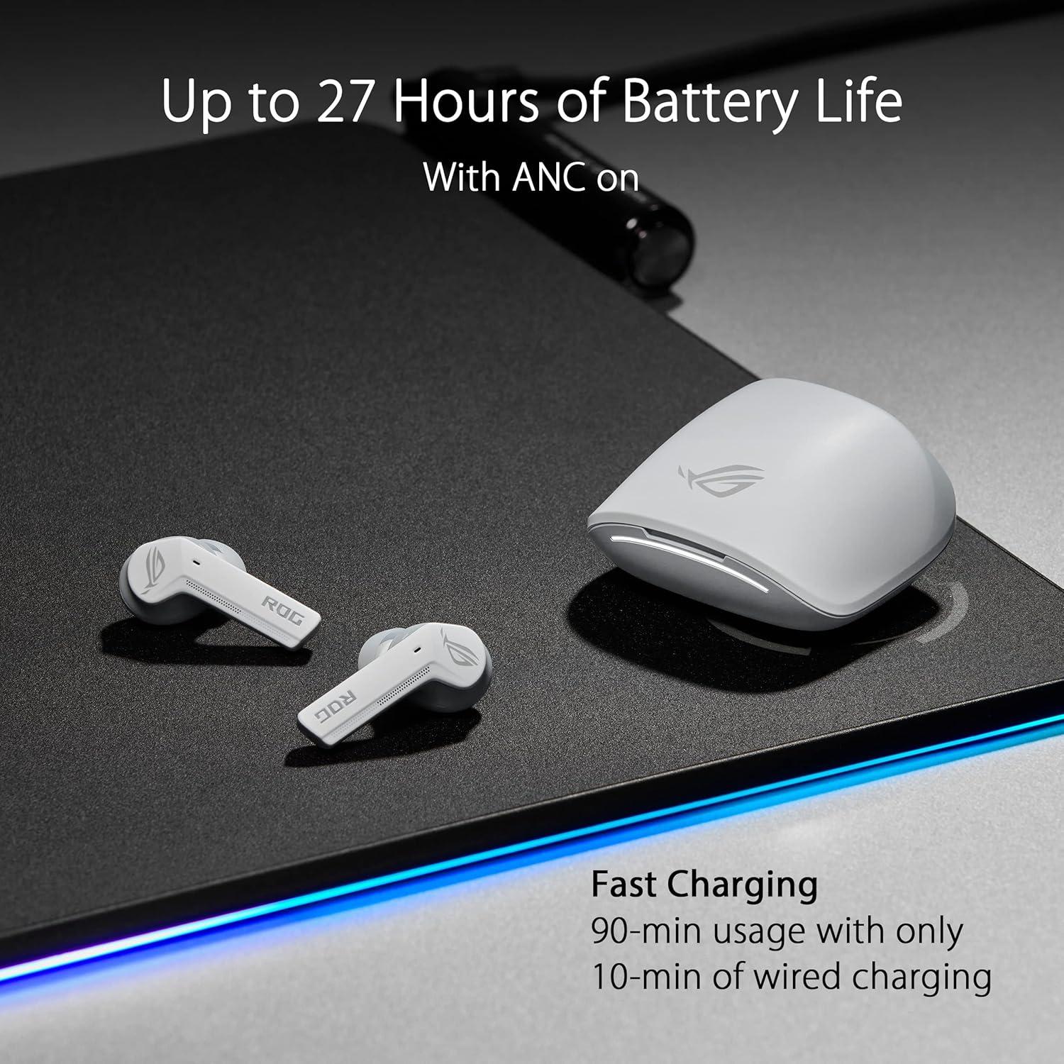 Auriculares Gaming Inalámbricos ASUS ROG Cetra Blanco Lunar