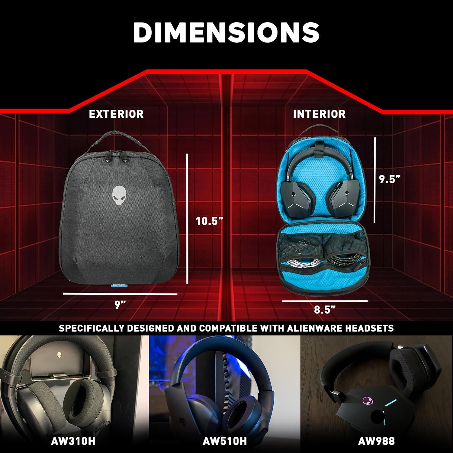 Funda de viaje para auriculares Mobile Edge AW988 AW510H AW310H