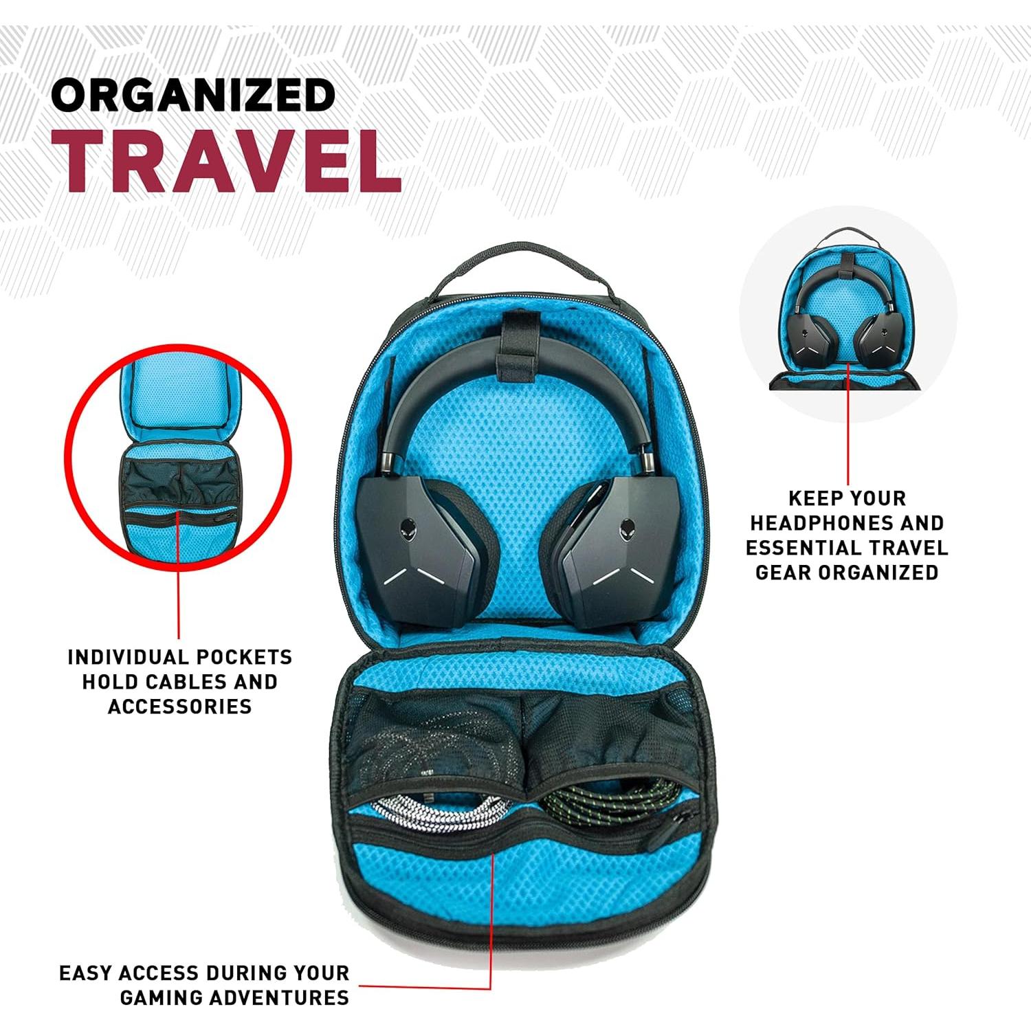 Funda de viaje para auriculares Mobile Edge AW988 AW510H AW310H