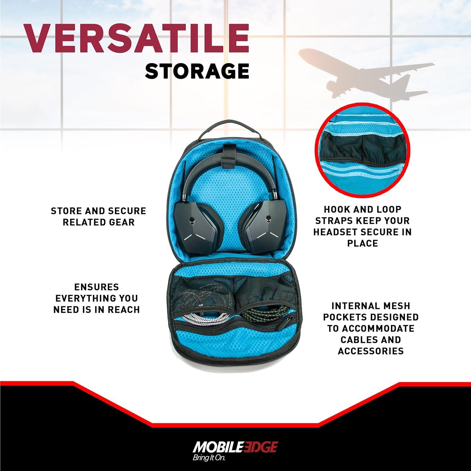 Funda de viaje para auriculares Mobile Edge AW988 AW510H AW310H