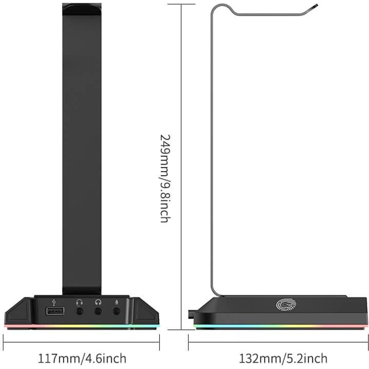 Soporte para Auriculares EKSA W1 RGB con Sonido Envolvente 7.1