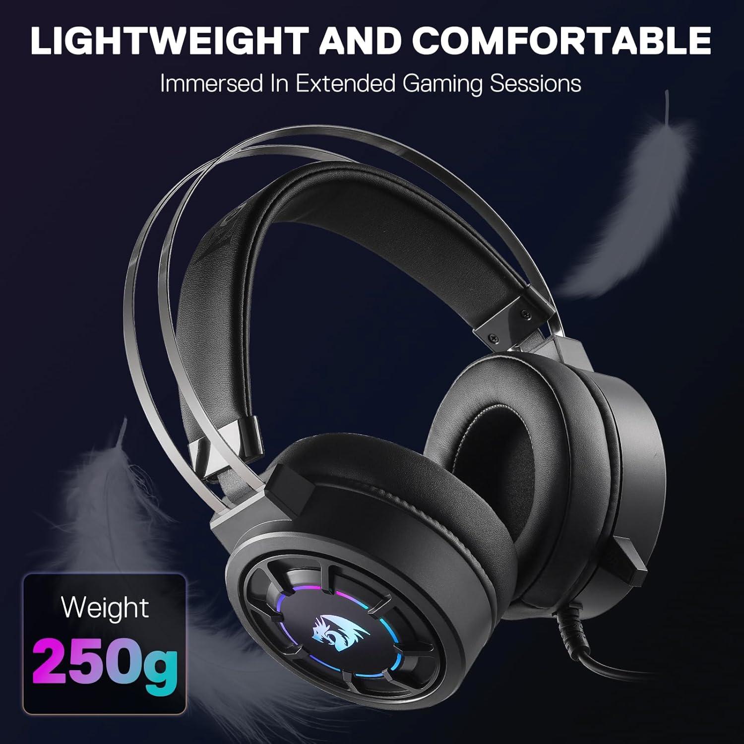 Auriculares Redragon H314 RGB para Juegos con Cable 40mm