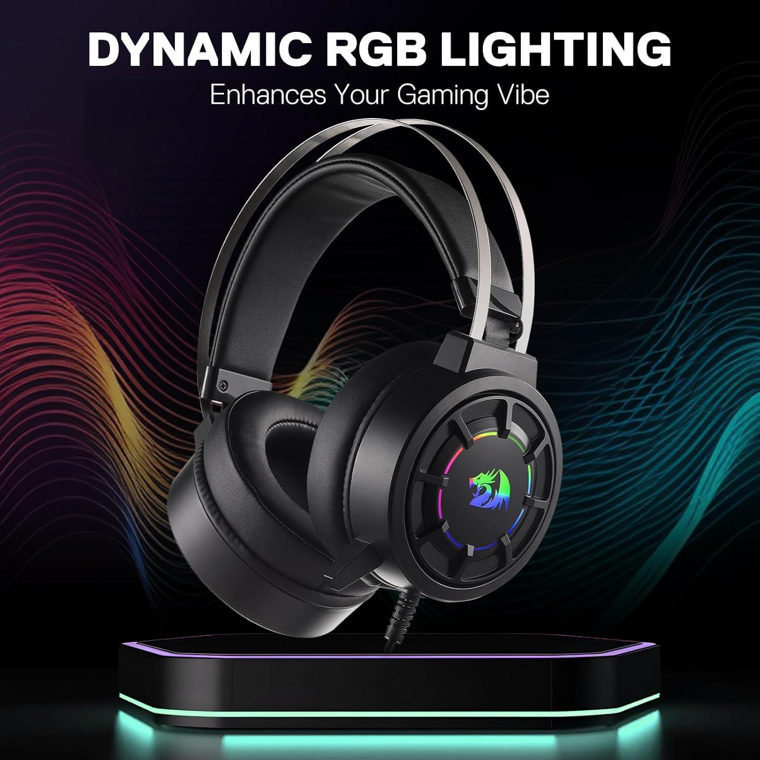 Auriculares Redragon H314 RGB para Juegos con Cable 40mm