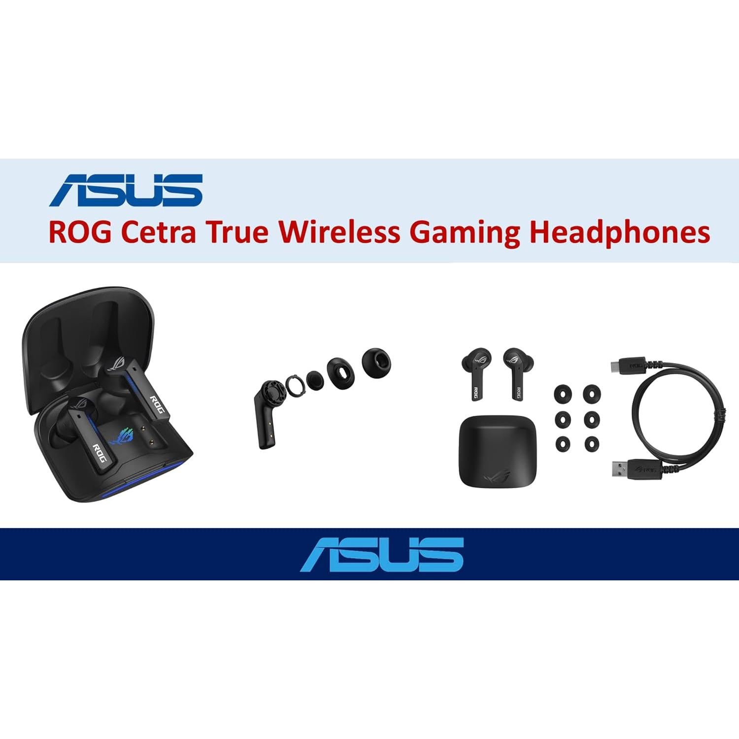 Kit Gaming ASUS ROG: Ratón Óptico FPS 16,000 dpi + Auriculares Inalámbricos
