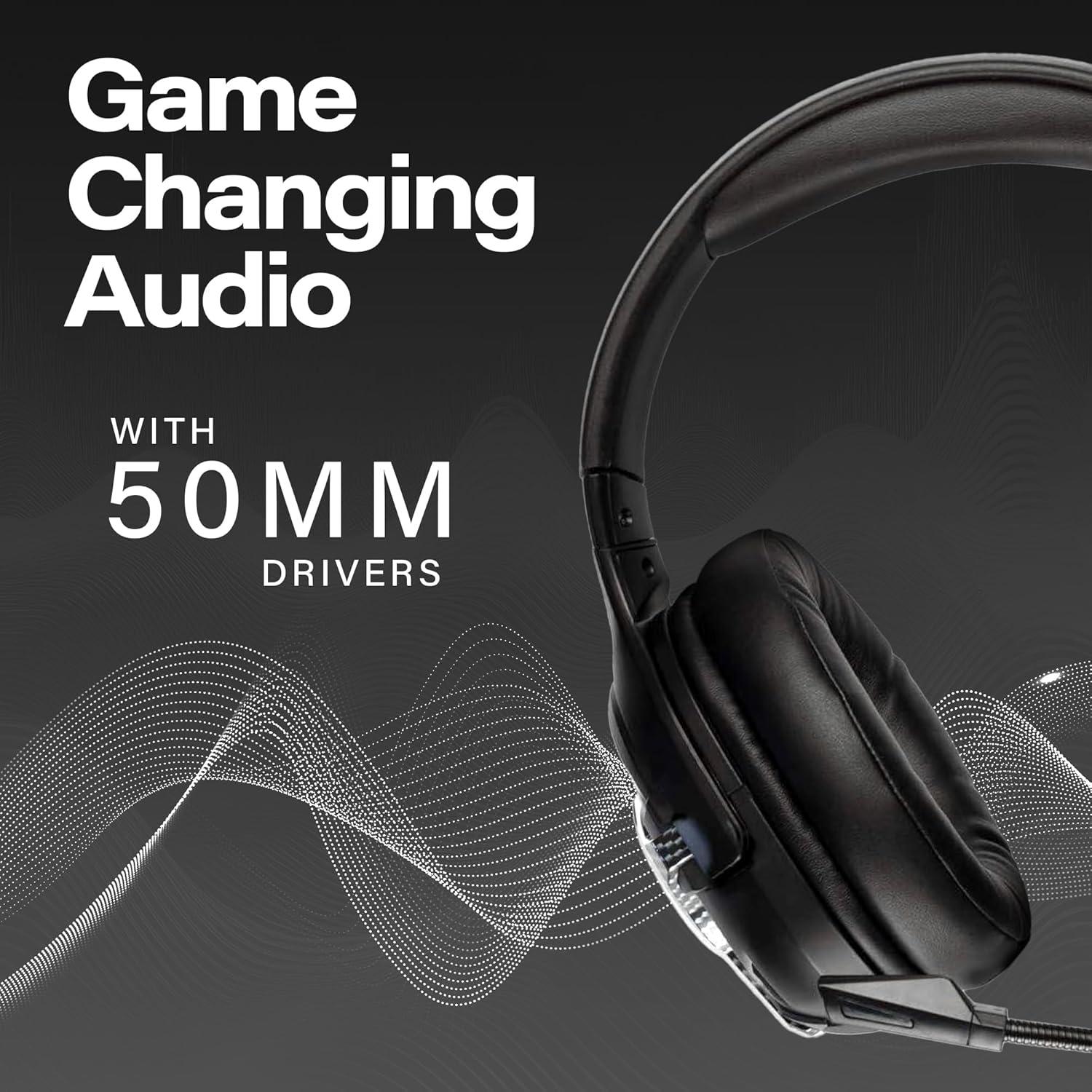 Auriculares de Juego Meters M-LEVEL-UP Carbono 7.1 RGB USB