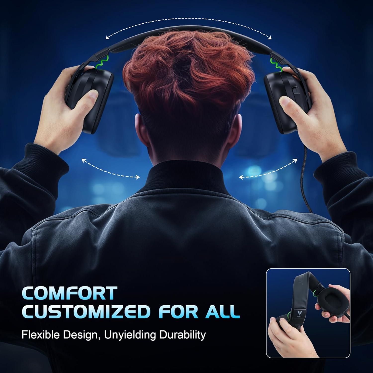 Auriculares Gaming HW11 Dongguan con Micrófono y Cancelación de Ruido