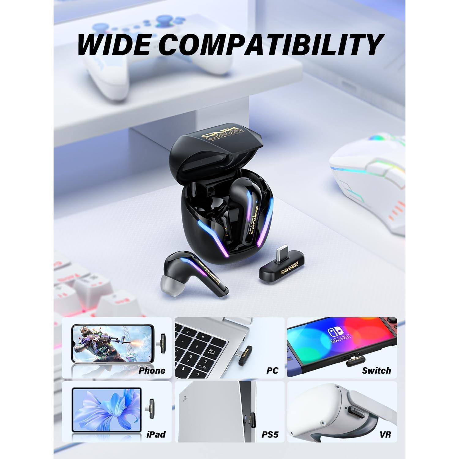 Auriculares Inalámbricos ONIKUMA T27 con Micrófono ENC 20ms PS5/PC