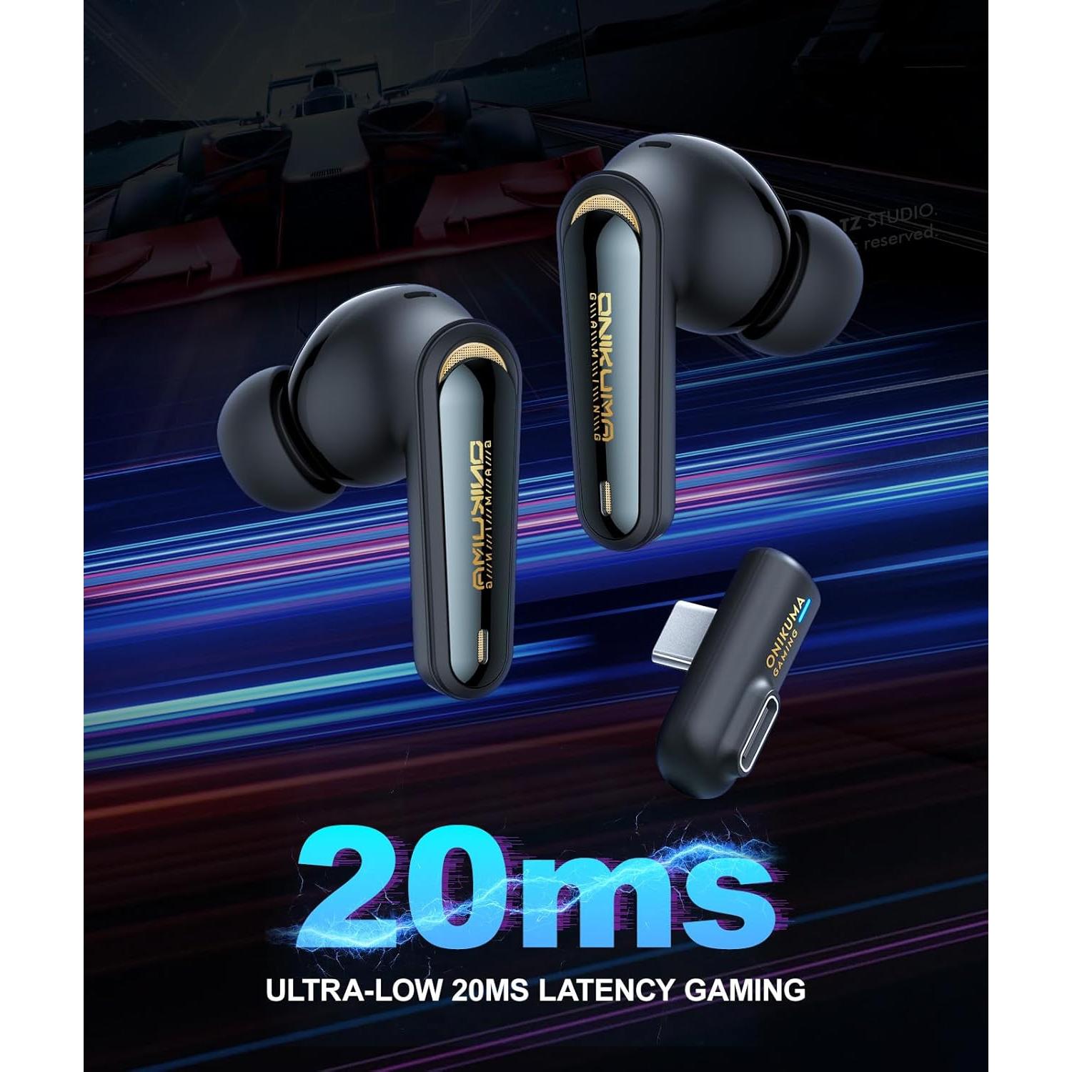 Auriculares Inalámbricos ONIKUMA TX610 con Cancelación de Ruido