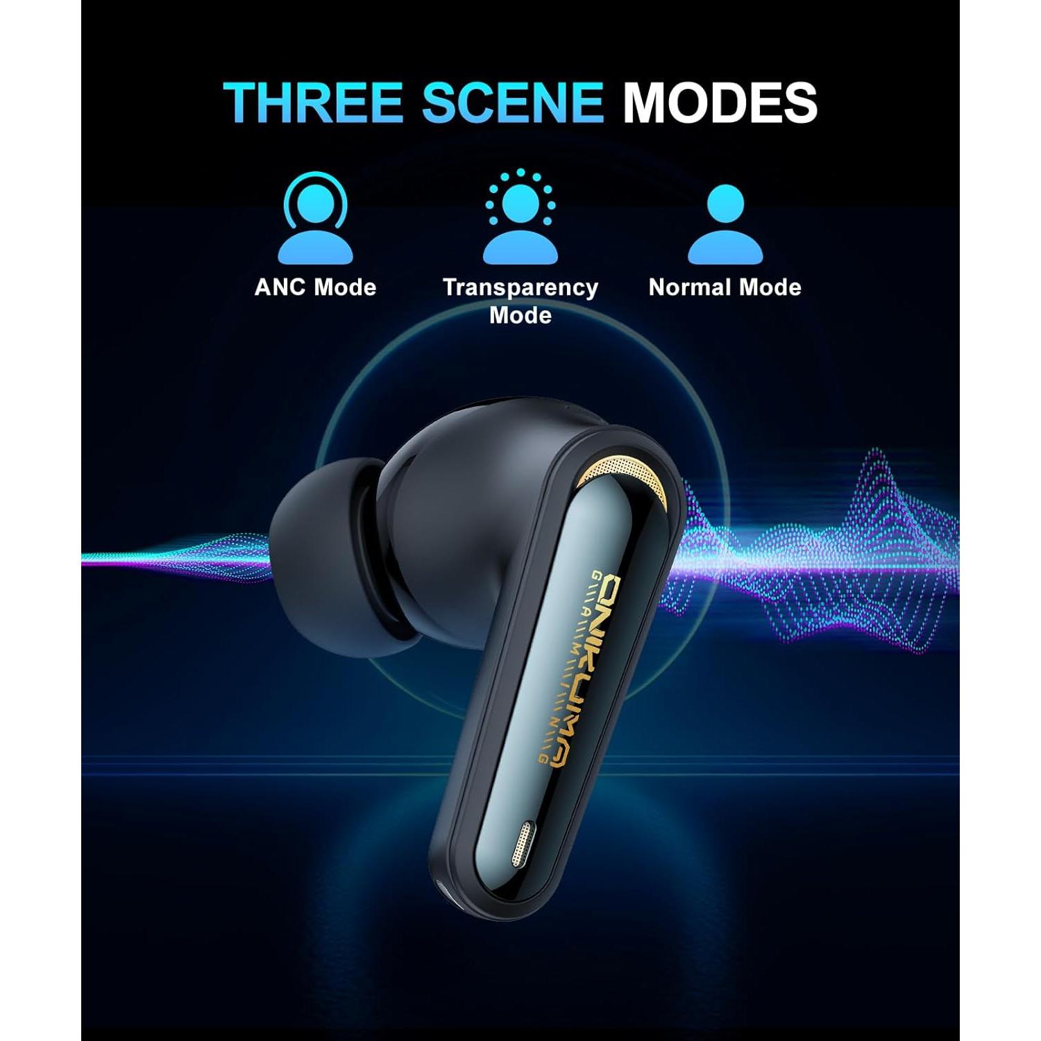 Auriculares Inalámbricos ONIKUMA TX610 con Cancelación de Ruido