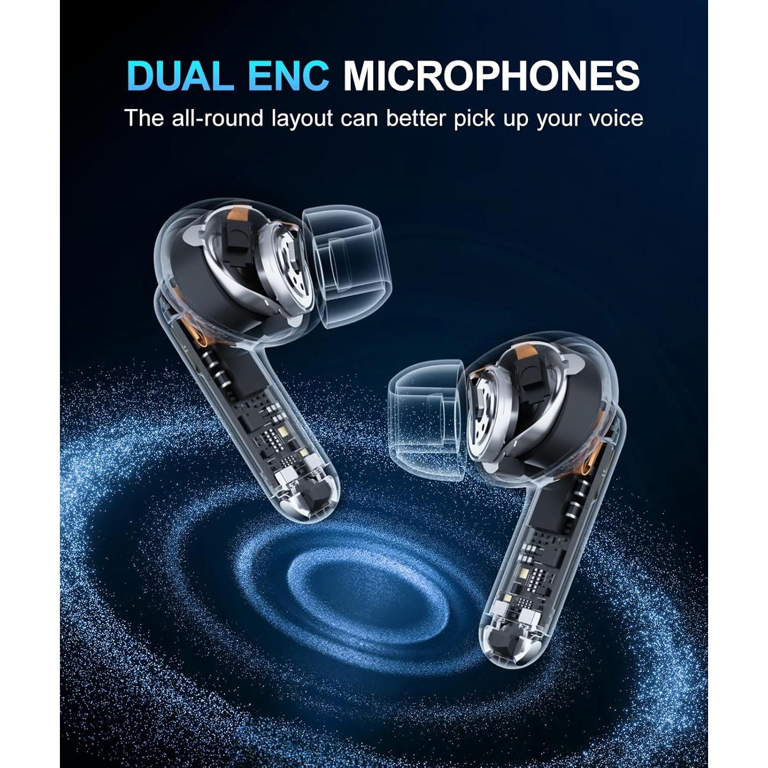 Auriculares Inalámbricos ONIKUMA TX610 con Cancelación de Ruido