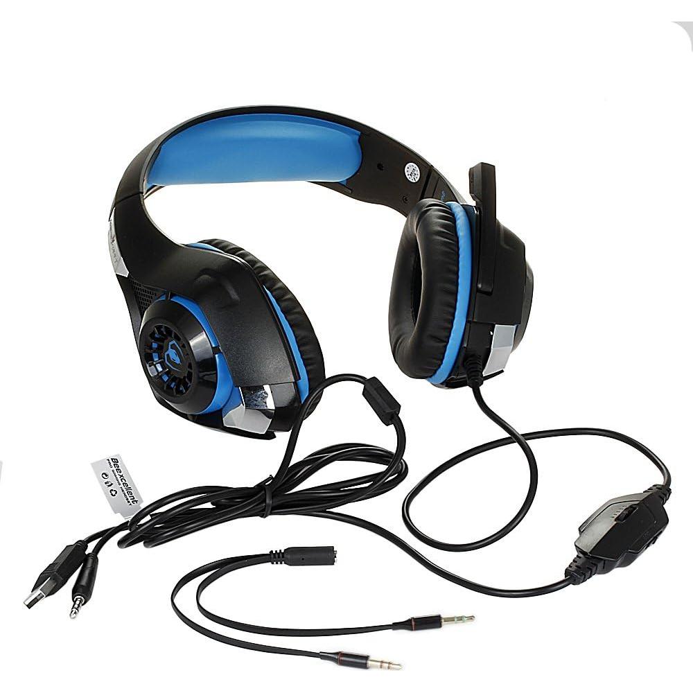 Auriculares Gaming Beexcellent BGM-1 con Micrófono - Sonido Envolvente, Reducción de Ruido, Conector 3.5mm