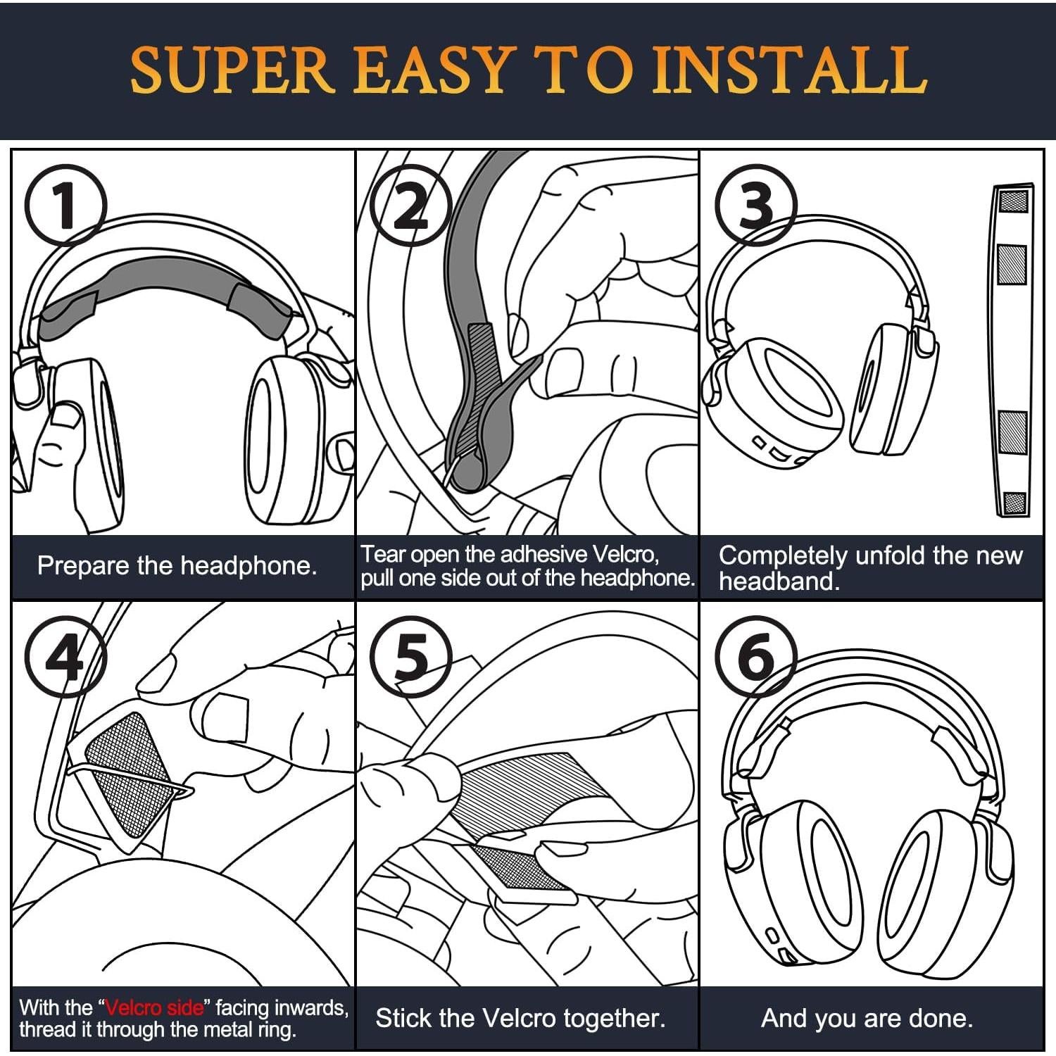 Cubierta de diadema SOULWIT para Arctis 3/5 - Línea blanca