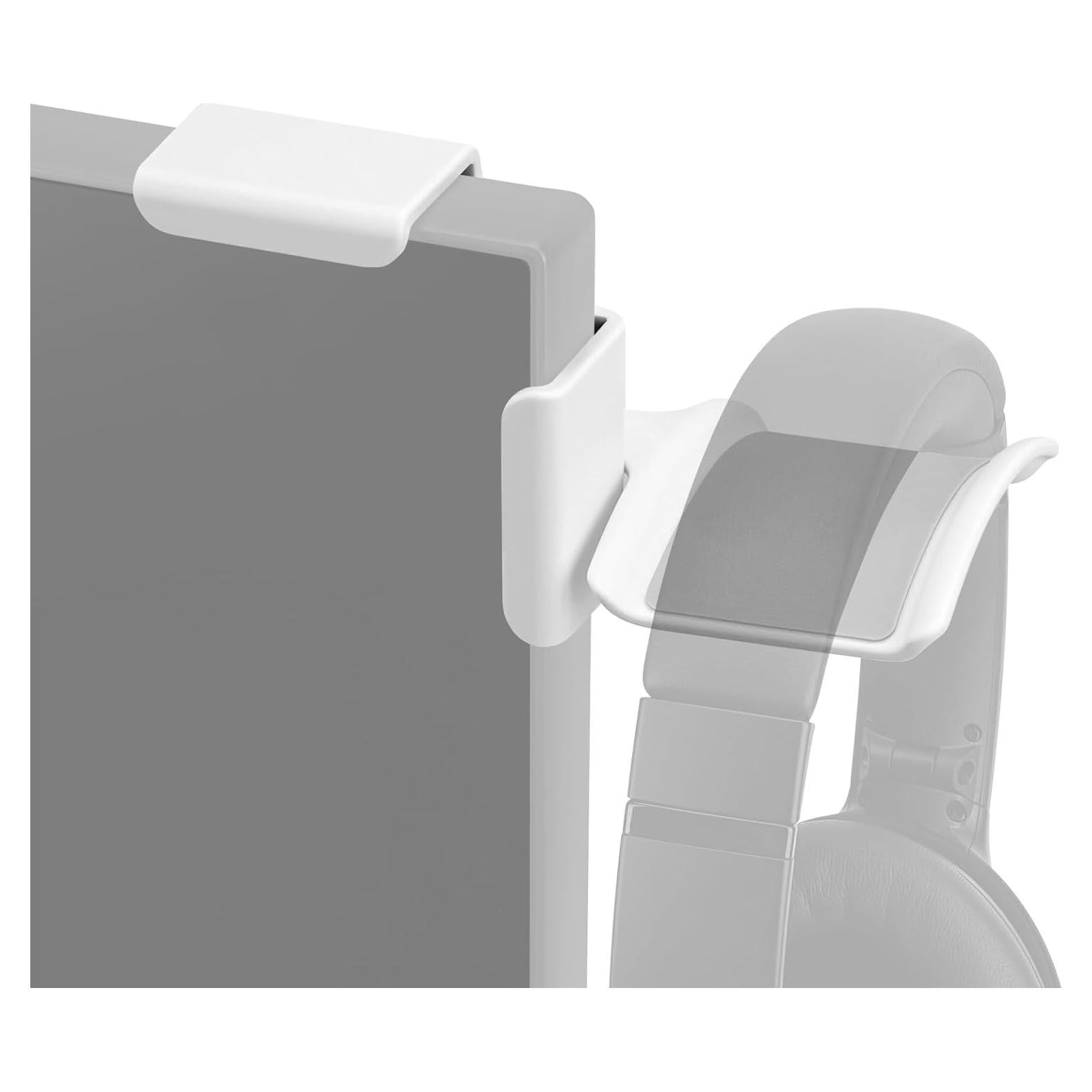 Soporte para Auriculares GEEKRIA Montado en Pantalla Blanco