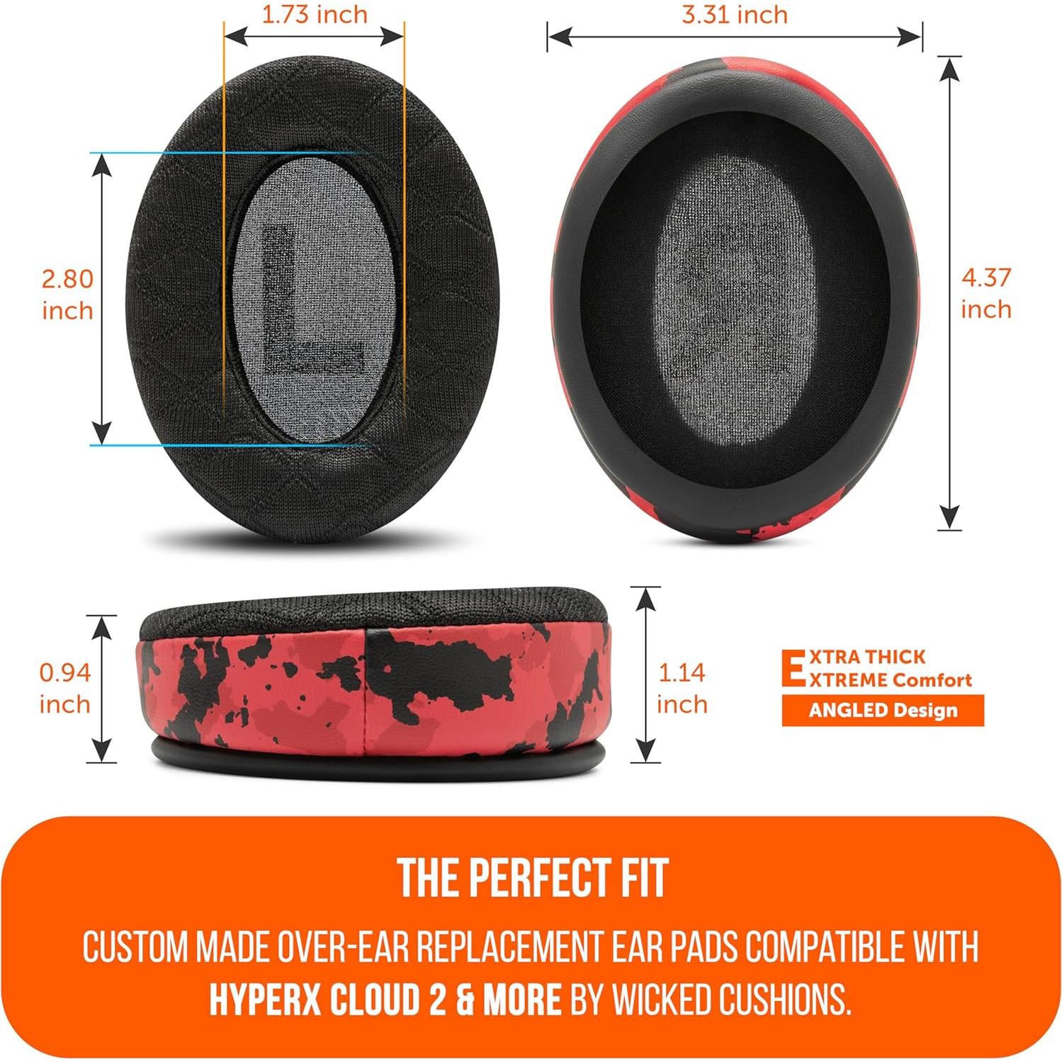 Almohadillas de Gel Enfriamiento WC Freeze V2 para HyperX Cloud