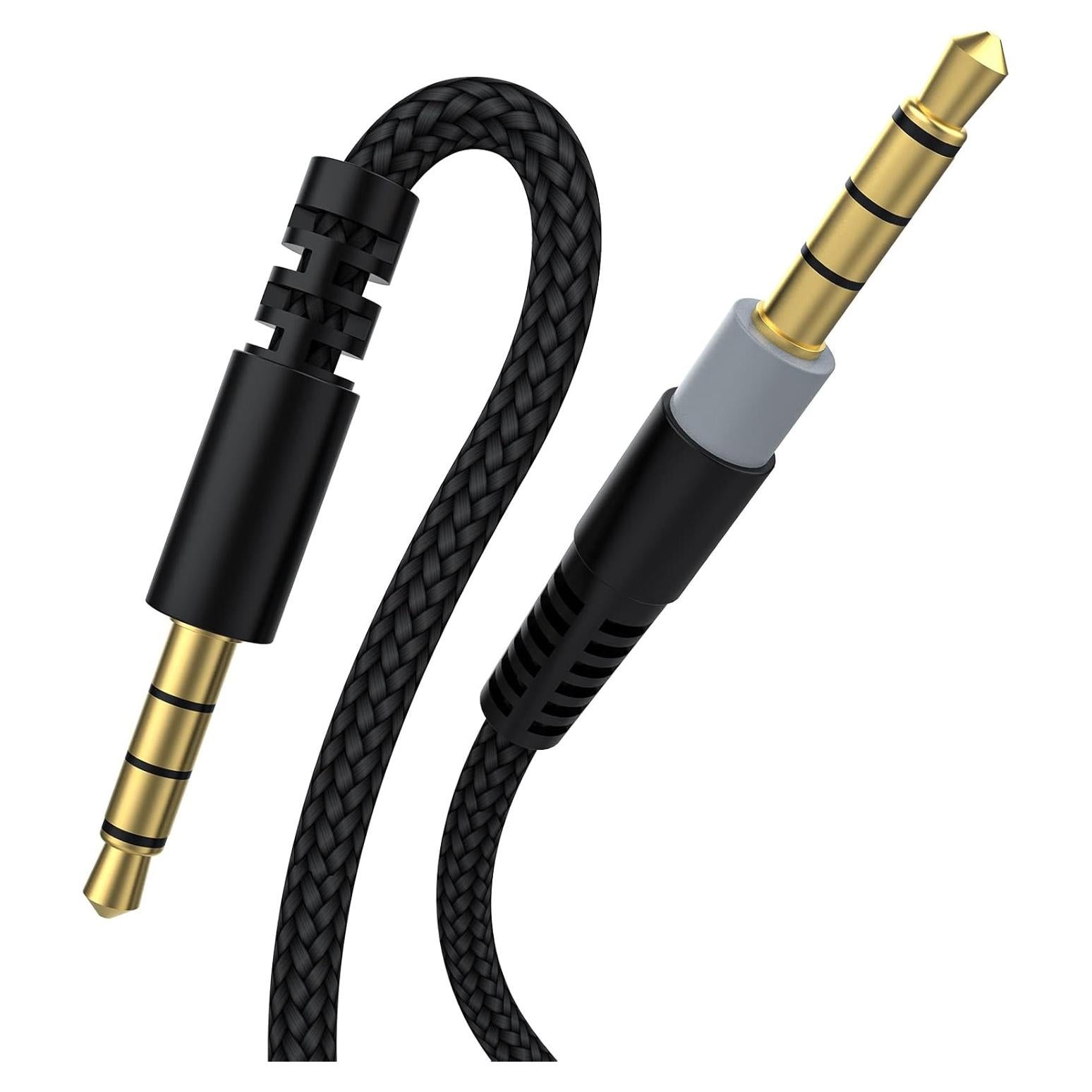 Cable de audio 3.5mm Saipomor para auriculares Kingston Hyperx Cloud Alpha y Mix 1.52m