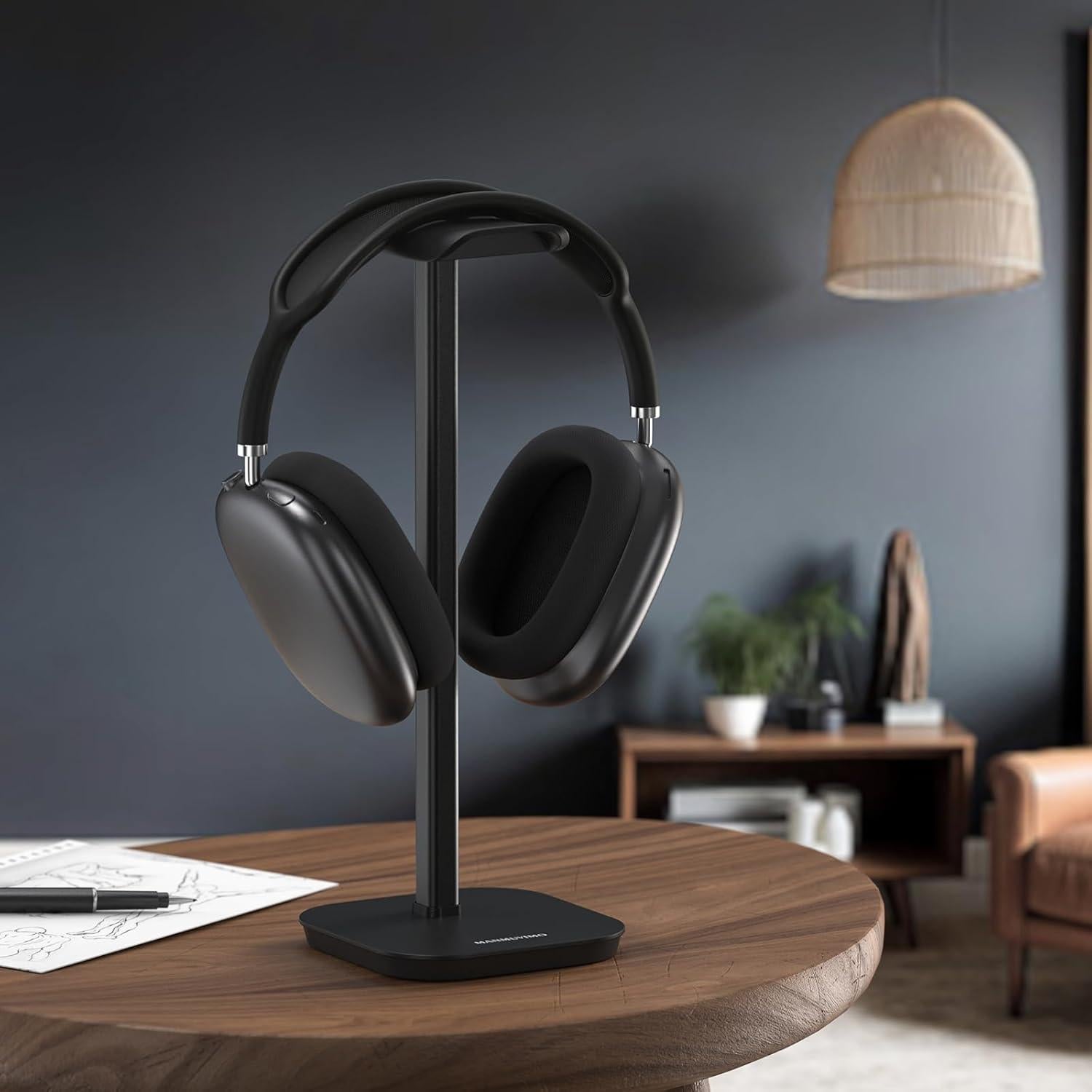 Soporte para Auriculares MANMUVIMO STAND.100 Aluminio Negro