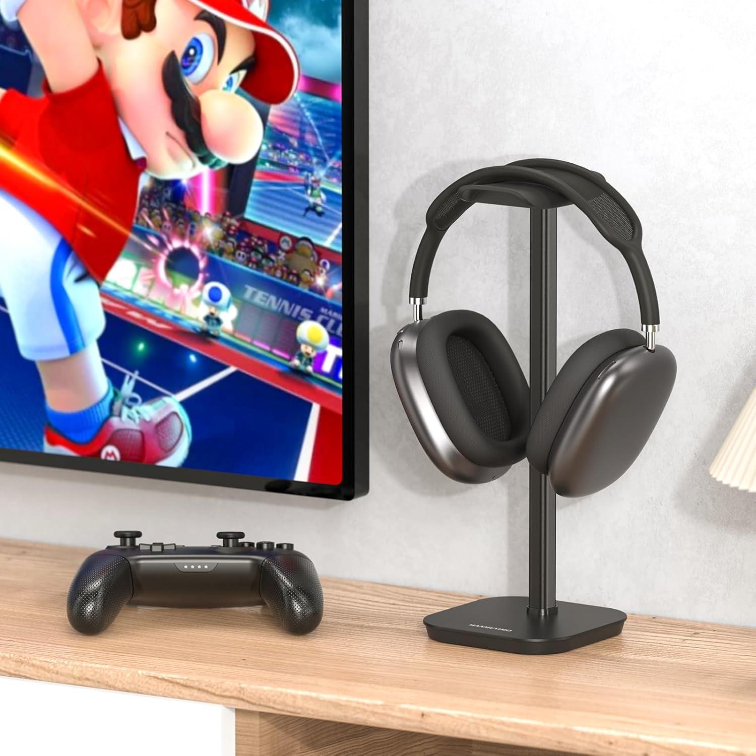 Soporte para Auriculares MANMUVIMO STAND.100 Aluminio Negro