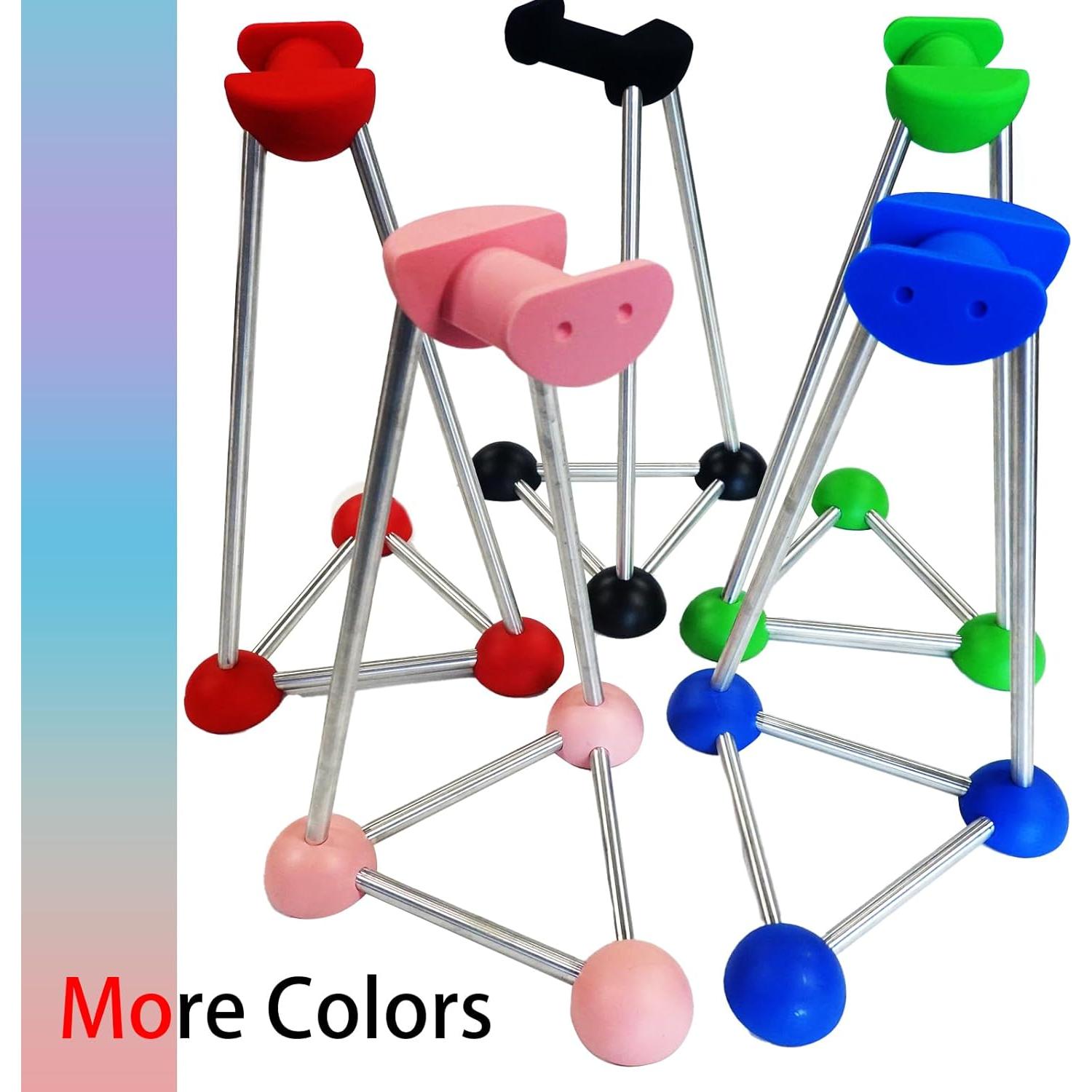 Soporte para Auriculares AJKTGHGE Azul, Diseño Trípode Estable