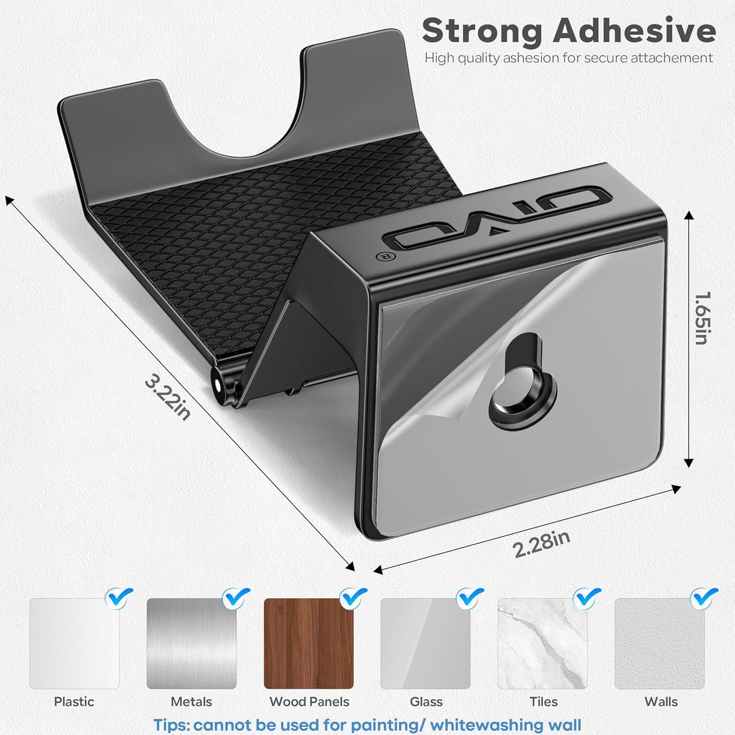 Soporte de Pared OIVO para Controladores y Auriculares - 4 Piezas