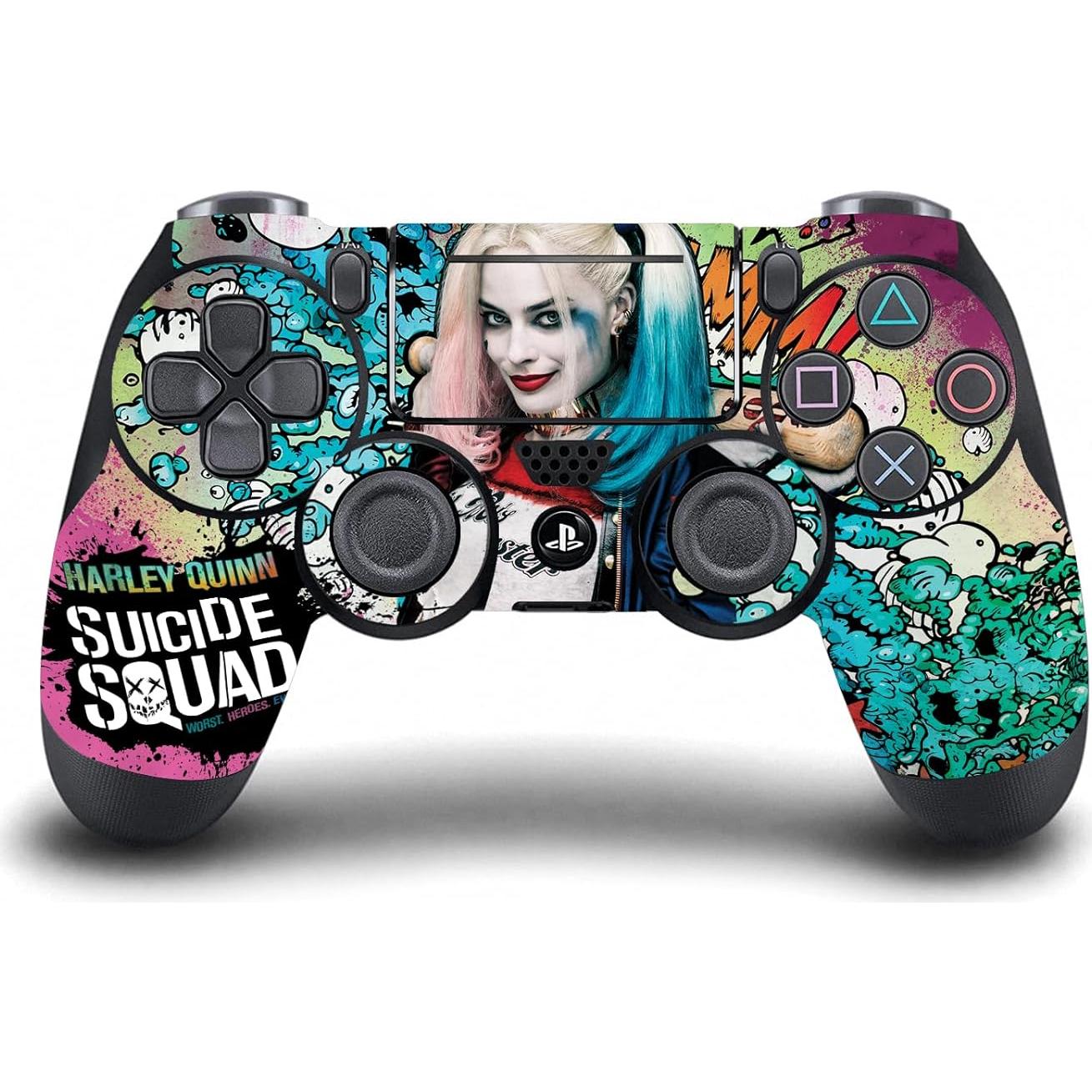 Póster Vinilo Skin Harley Quinn para PS4 Slim - Head Case