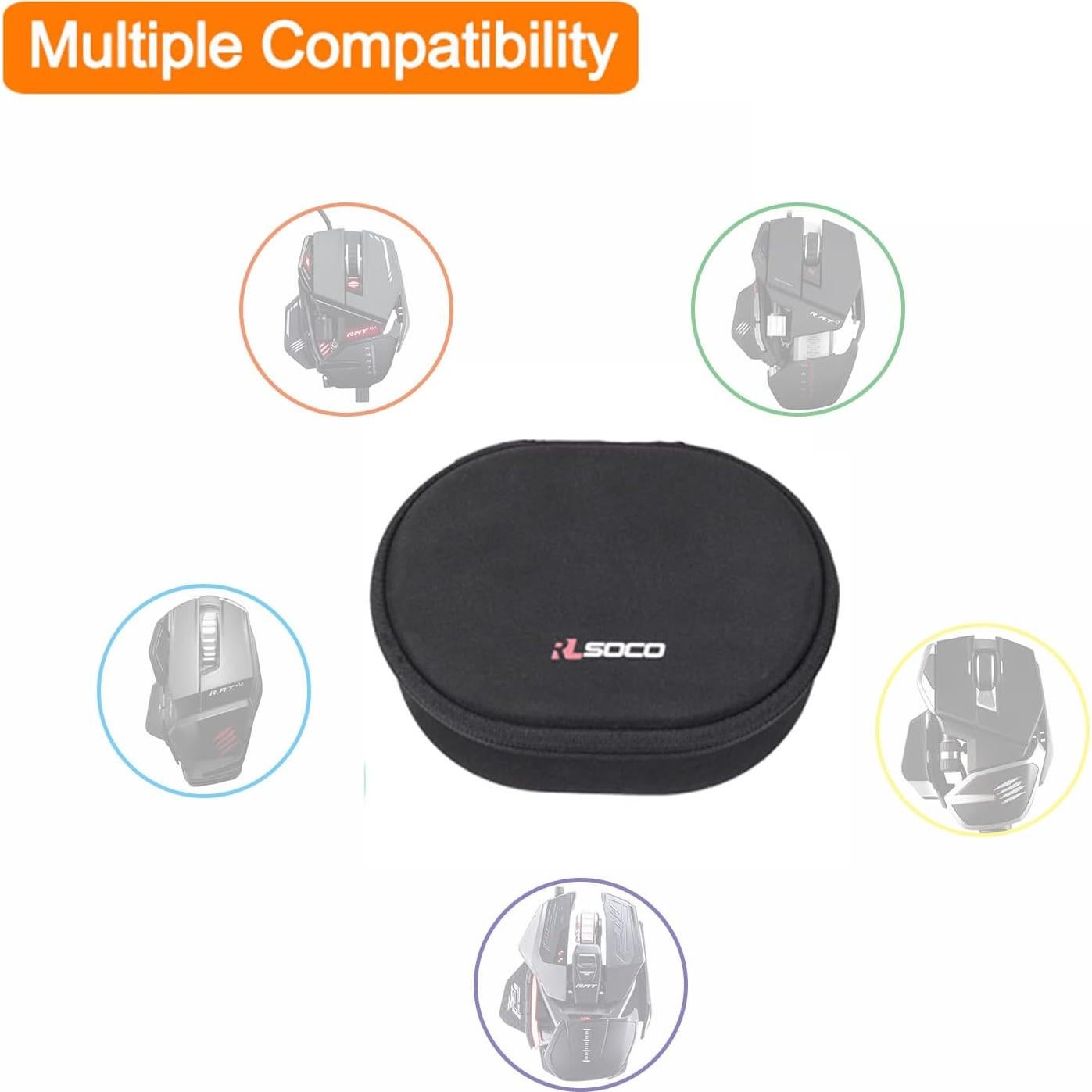 Funda RLSOCO para Ratón Mad Catz Rat 7/8/9 - Protección y Transporte
