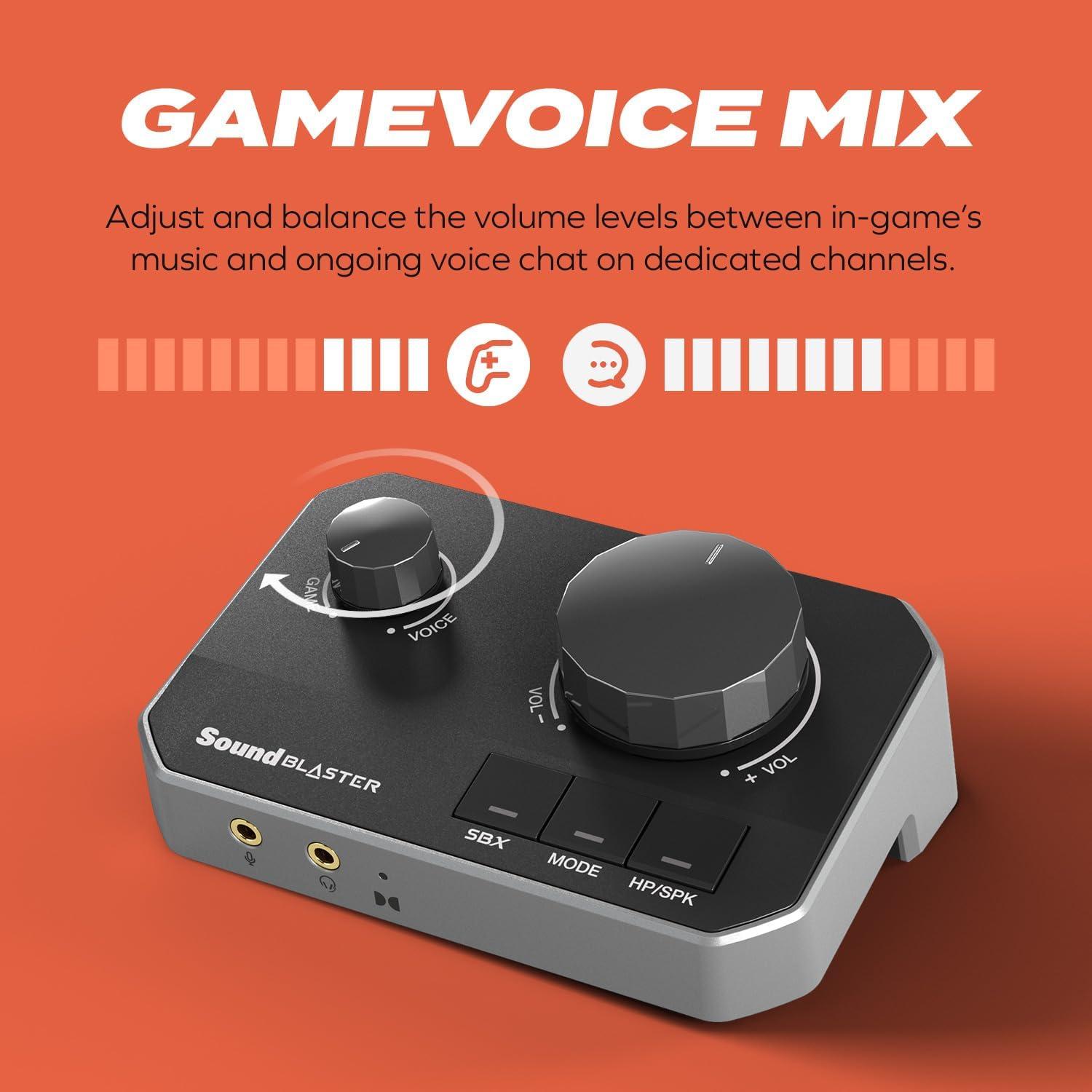 DAC USB Sound Blaster G8 Creative Labs - Audio para Juegos