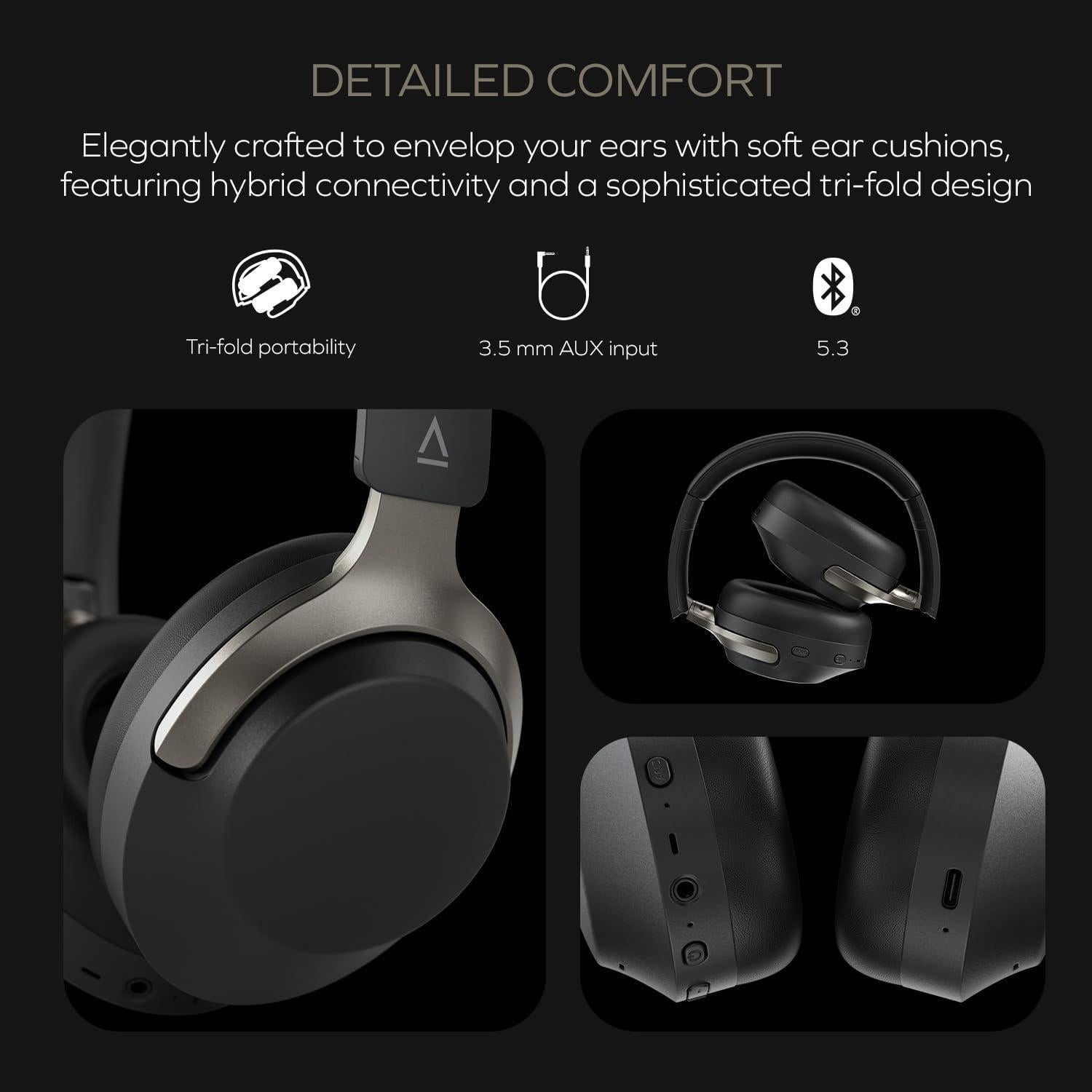 Auriculares Inalámbricos Creative Zen Hybrid SXFI - ANC, 70h, Negro