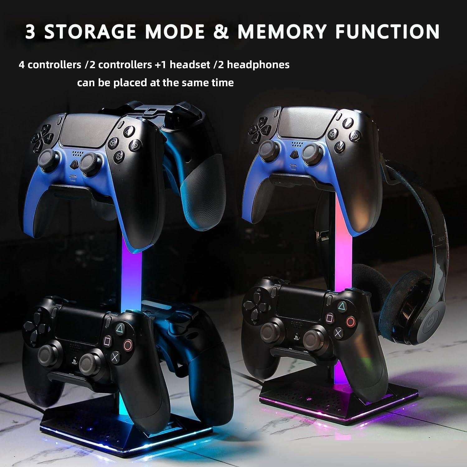 Soporte para Auriculares Gaming ZNikoyidy con RGB y 2 USB