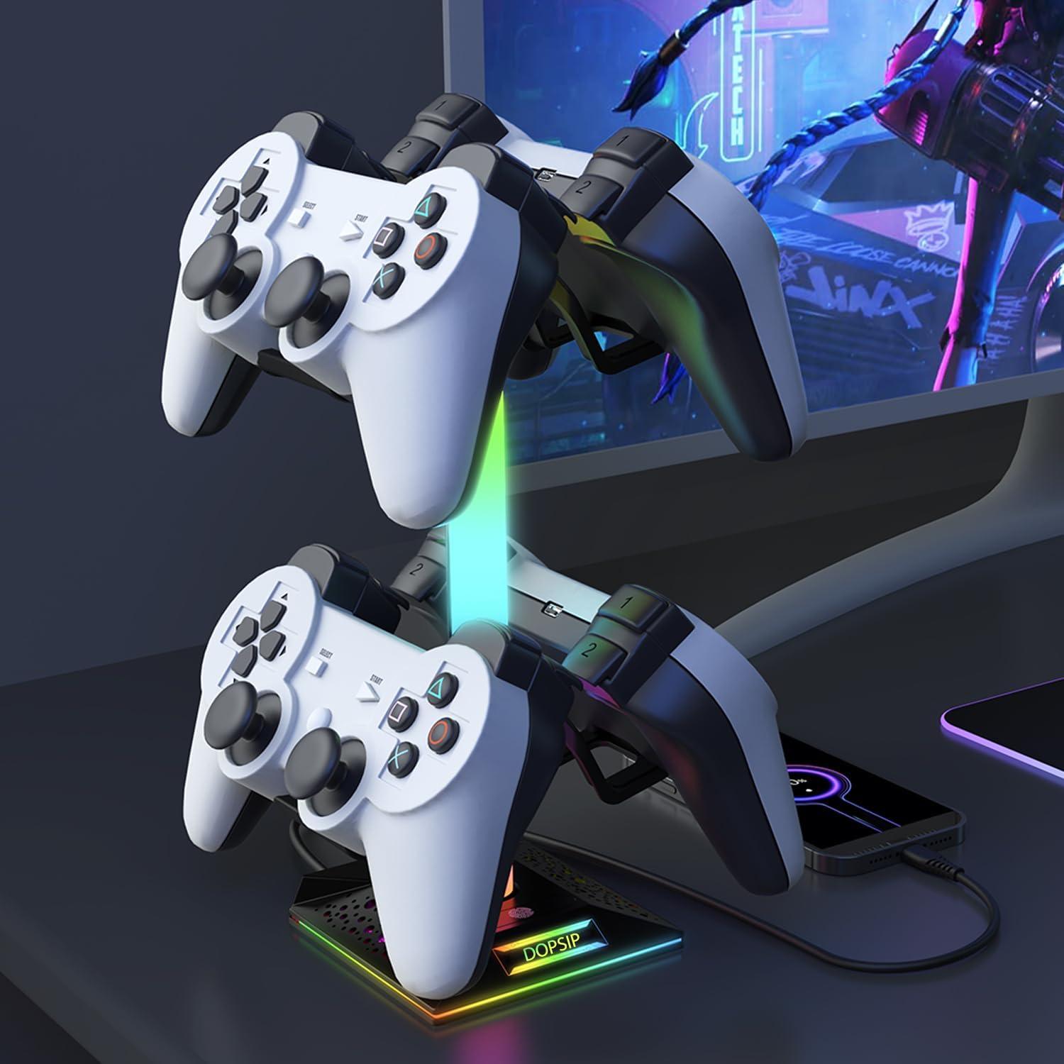 Soporte para Auriculares Gaming ZNikoyidy con RGB y 2 USB