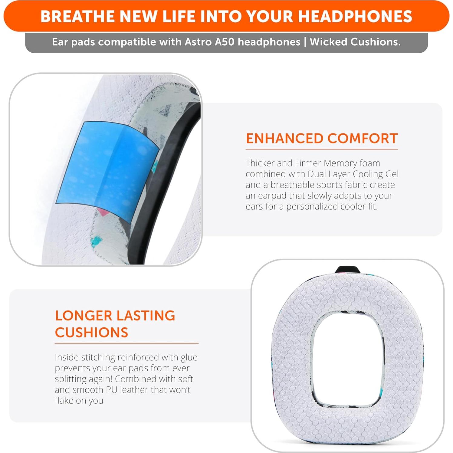 Almohadillas de Gel Refrigerante WC FreeZe A50 - Blanco