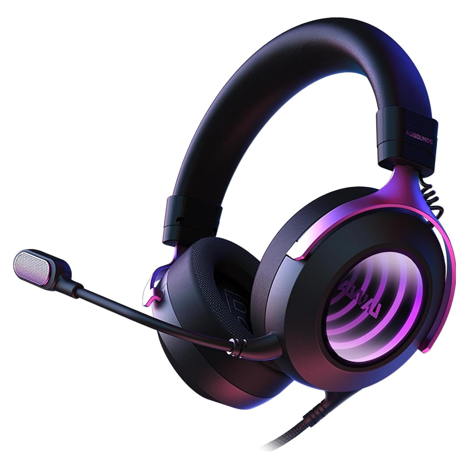 Auriculares Gaming AUSOUNDS AU-GX con Cable USB-C, Audio 7.1
