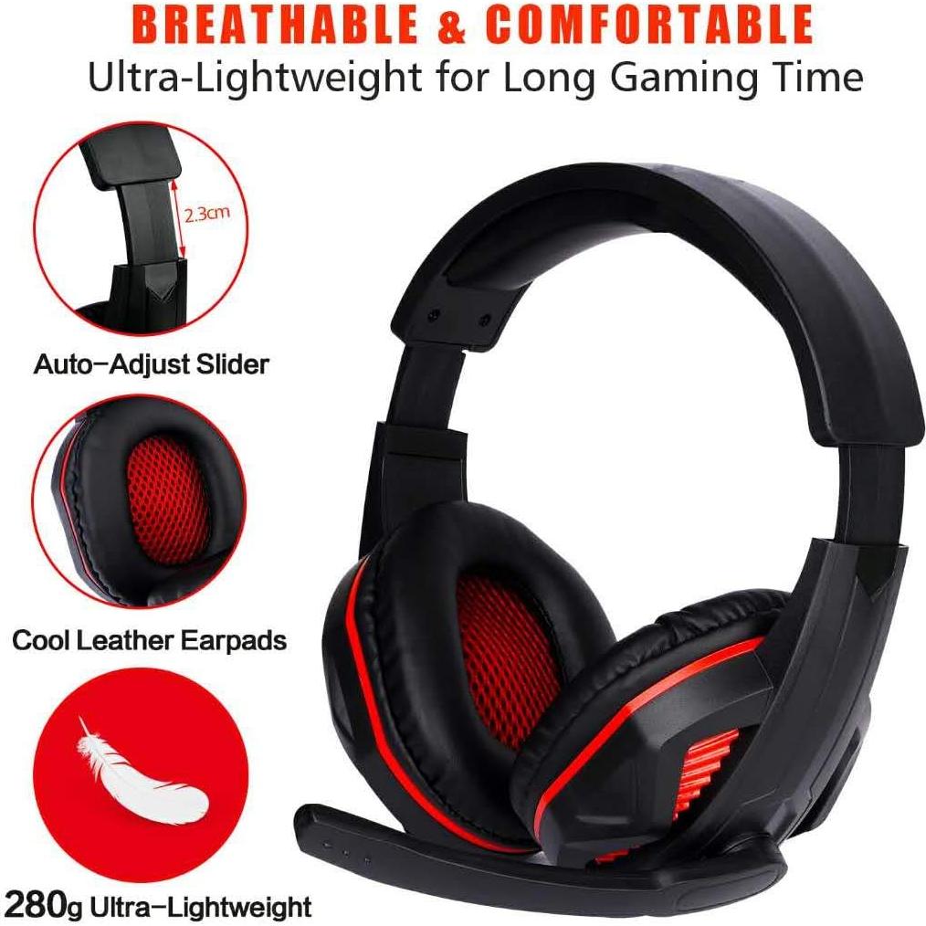 Auriculares Gaming FNSHIP 50mm con Micrófono y Control de Volumen