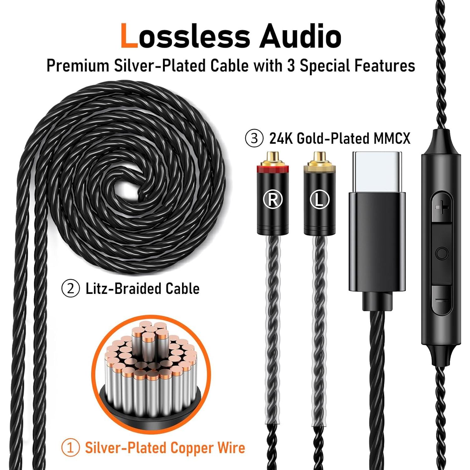 Auriculares Vibes 202M HiFi con Cable 3.5mm - Sonido Aislante