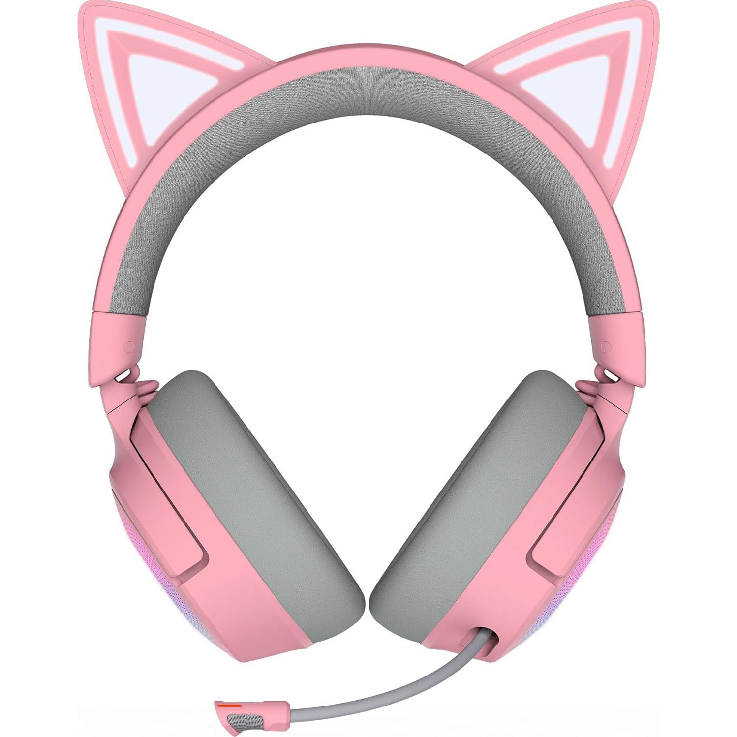 Auriculares Gaming Inalámbricos Razer Kraken Kitty V3 Pro Rosa