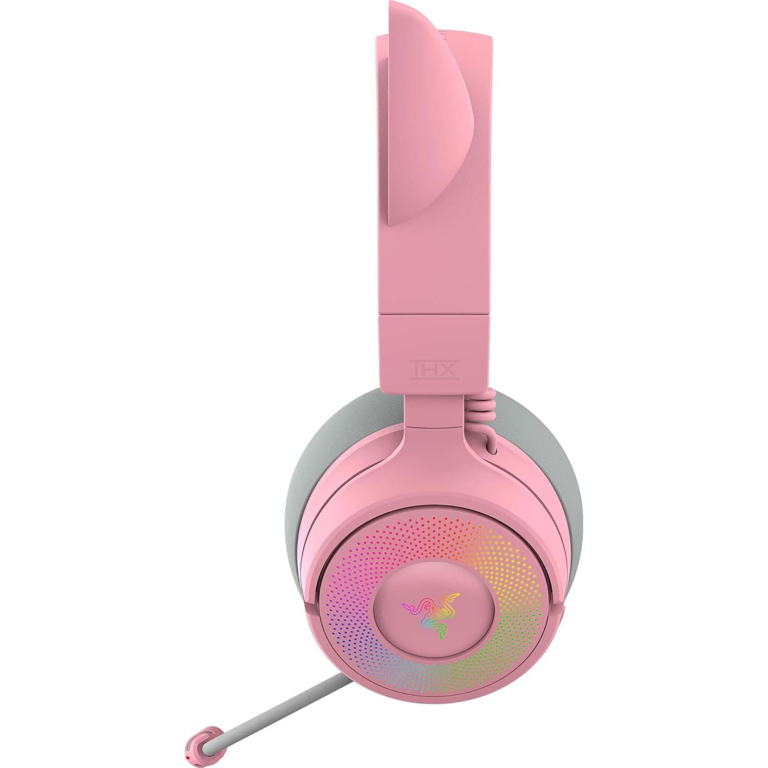 Auriculares Gaming Inalámbricos Razer Kraken Kitty V3 Pro Rosa
