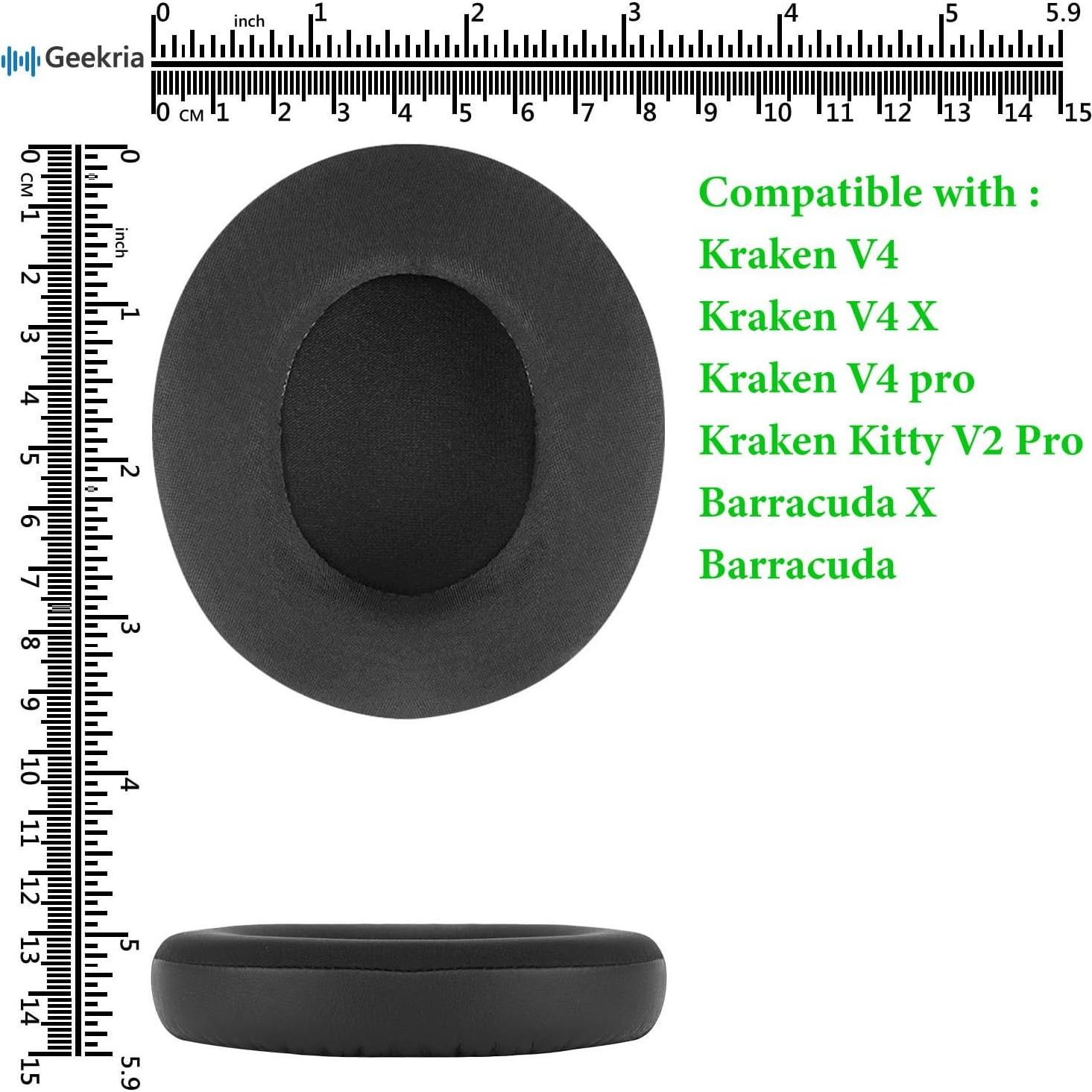 Almohadillas de Reemplazo Geekria para Razer Kraken V4/V4X/V4Pro