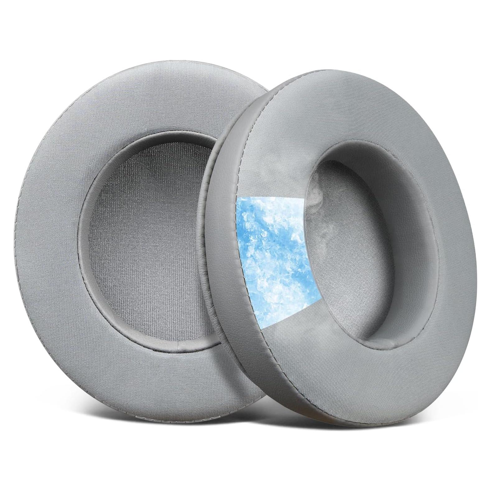 Almohadillas de Gel Refrigerante SOULWIT para Auriculares Razer Blackshark V2 X/Hyperspeed - Gris